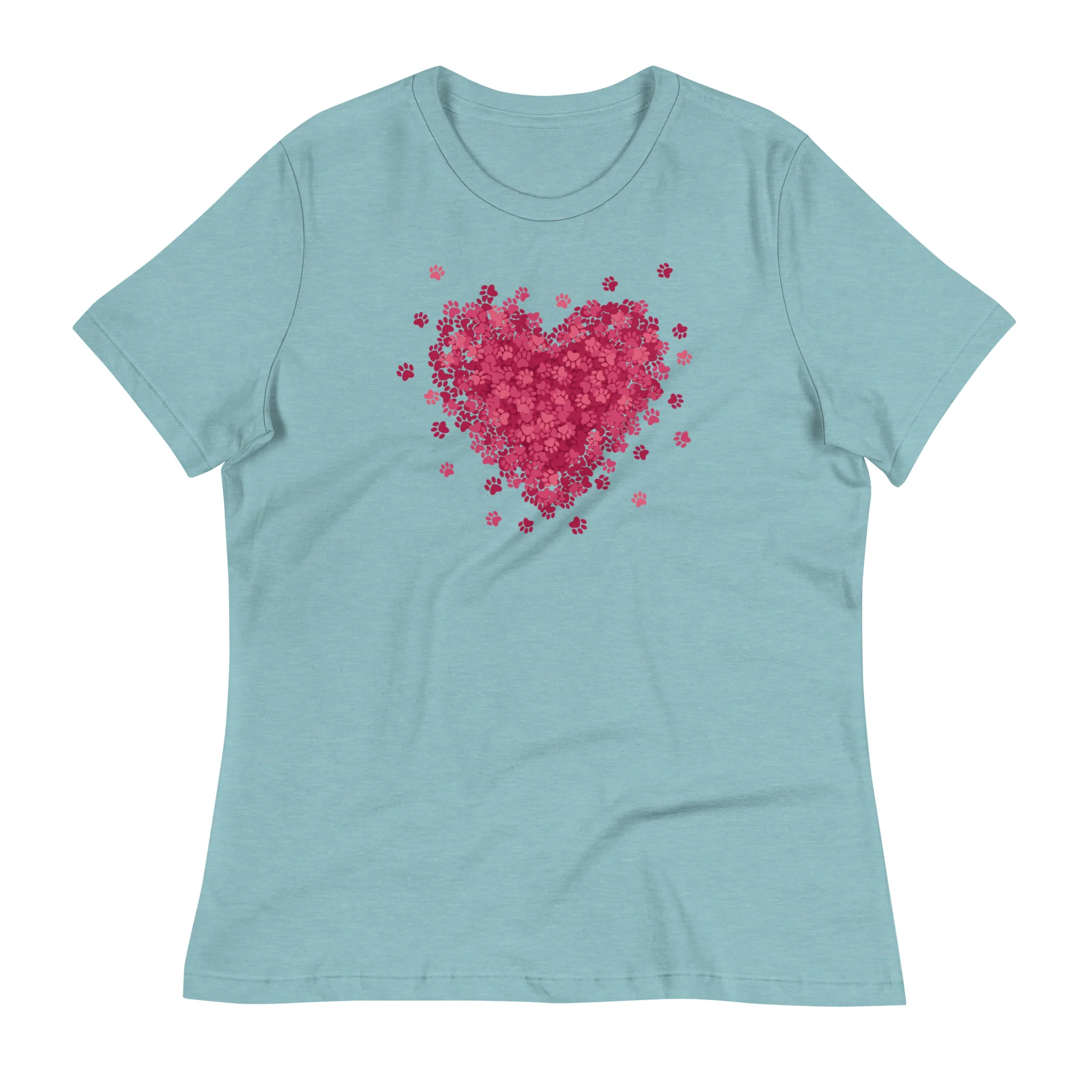 Bursting with Paw Love Women's Relaxed T-Shirt - Image 5
