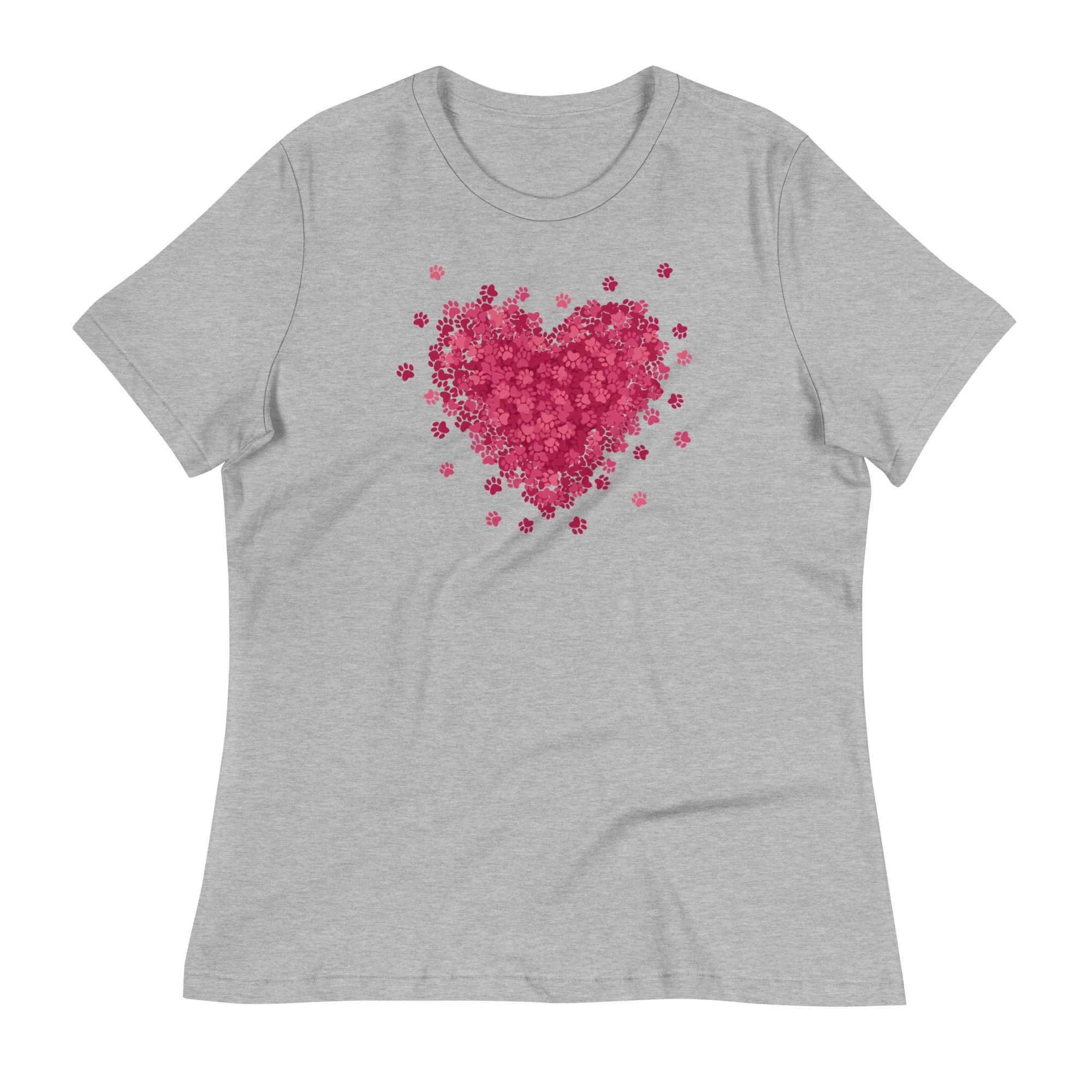 Bursting with Paw Love Women's Relaxed T-Shirt - Image 6