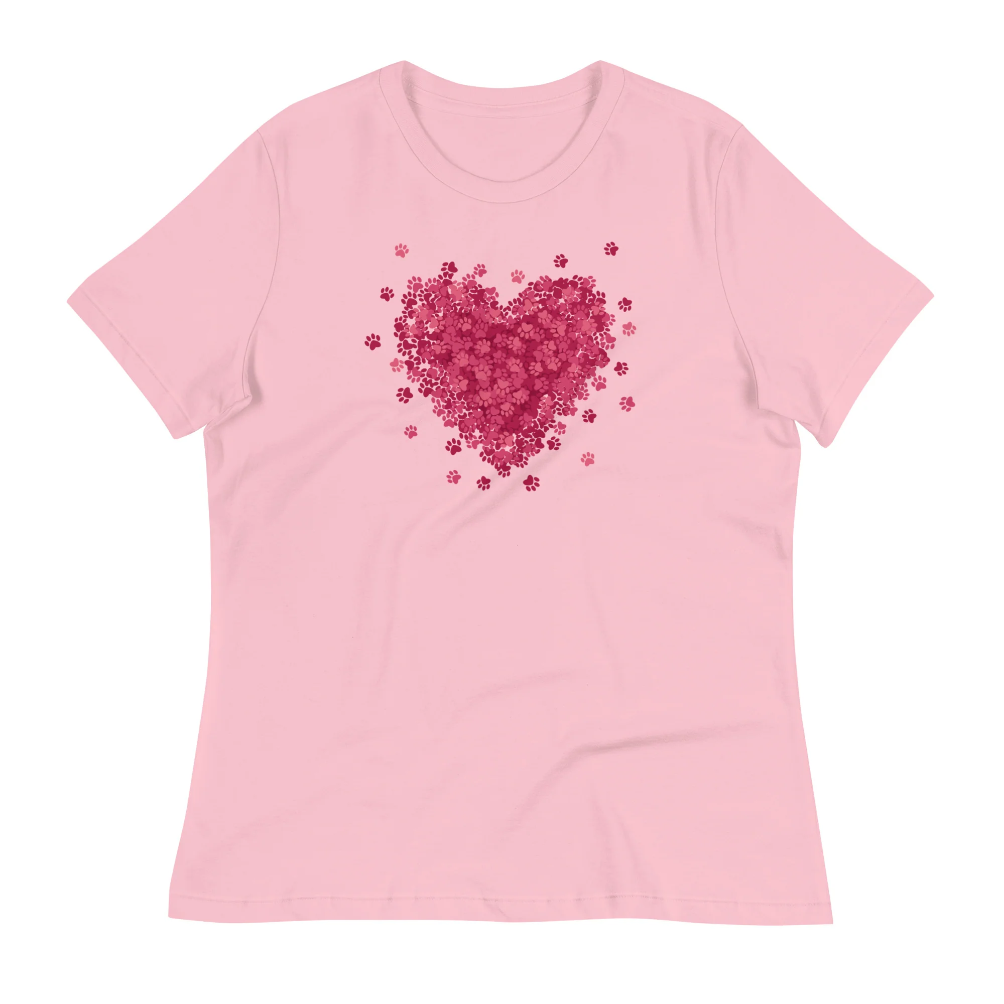 Bursting with Paw Love Women's Relaxed T-Shirt - Image 7
