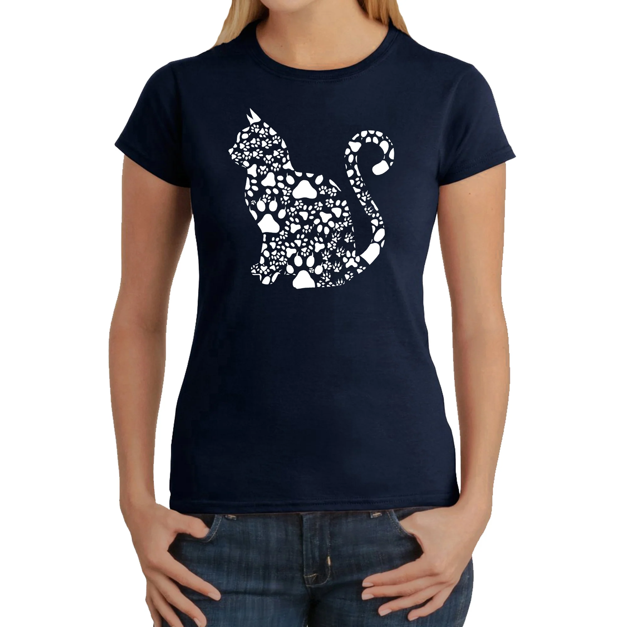 Cat Claws - Women's Word Art T-Shirt - Image 3