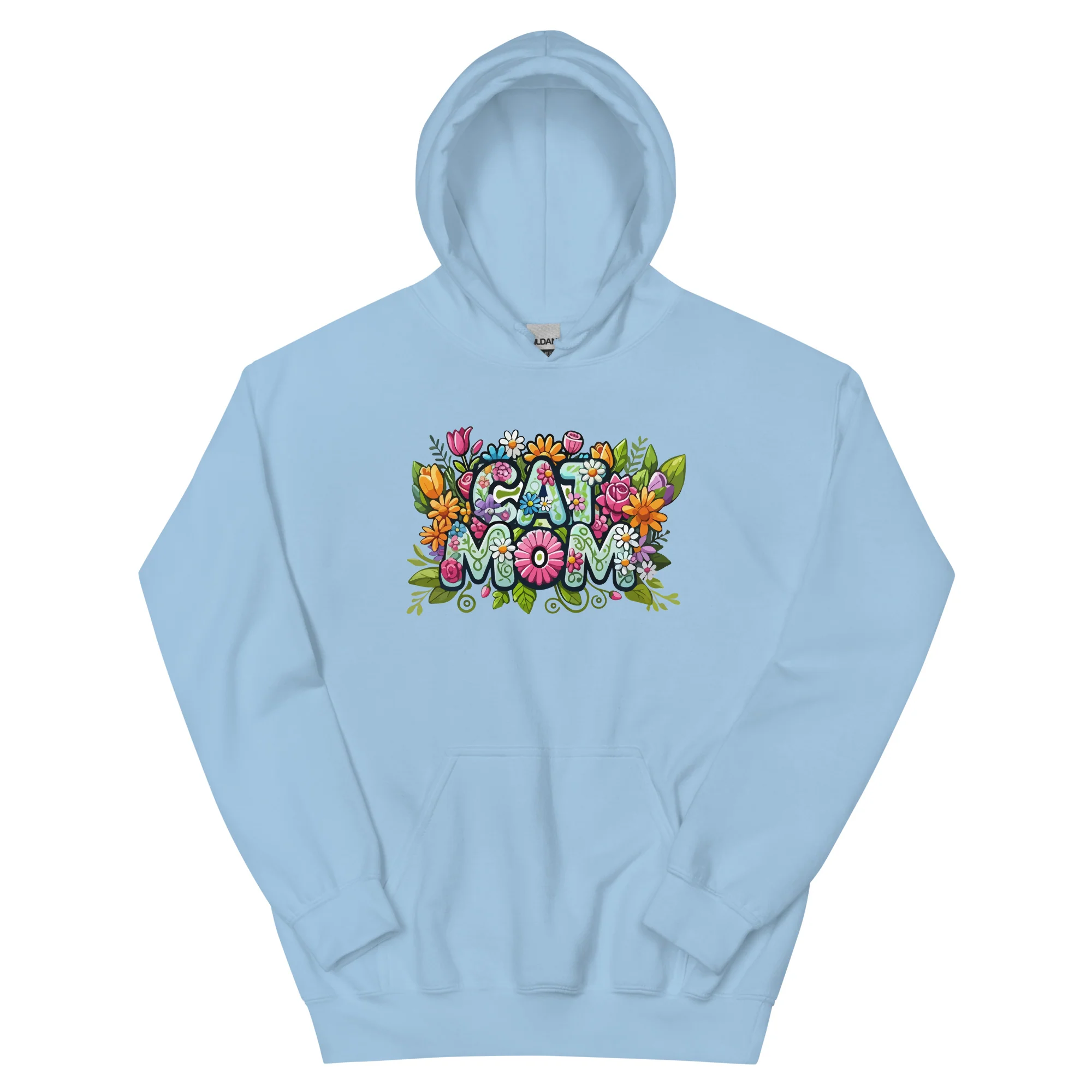 Cat Mom Flower Fun Hoodie - Image 12