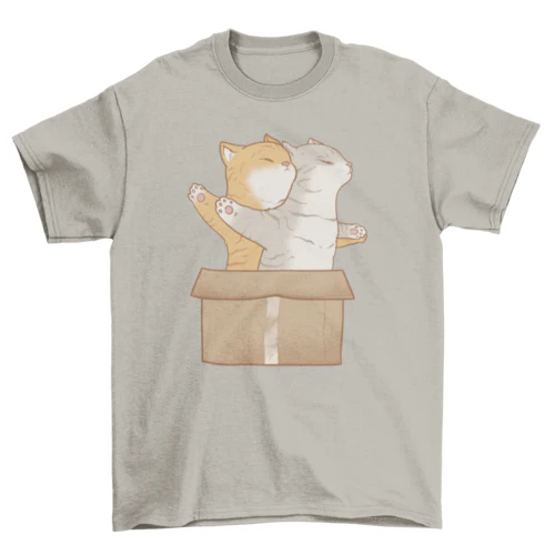 Cats In Love T-Shirt - Image 6