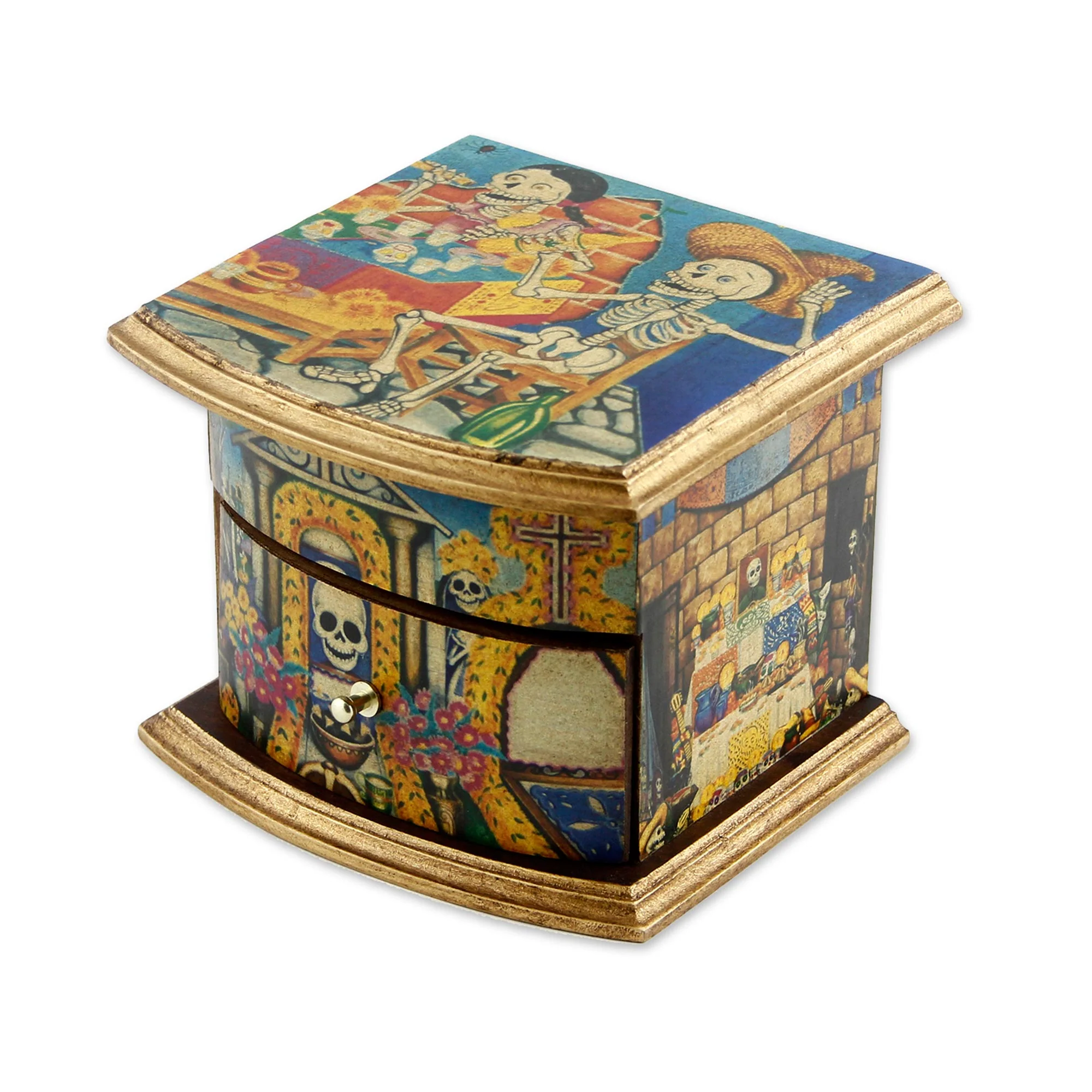 Celebrating Day Of The Dead Jewelry Box - Image 5