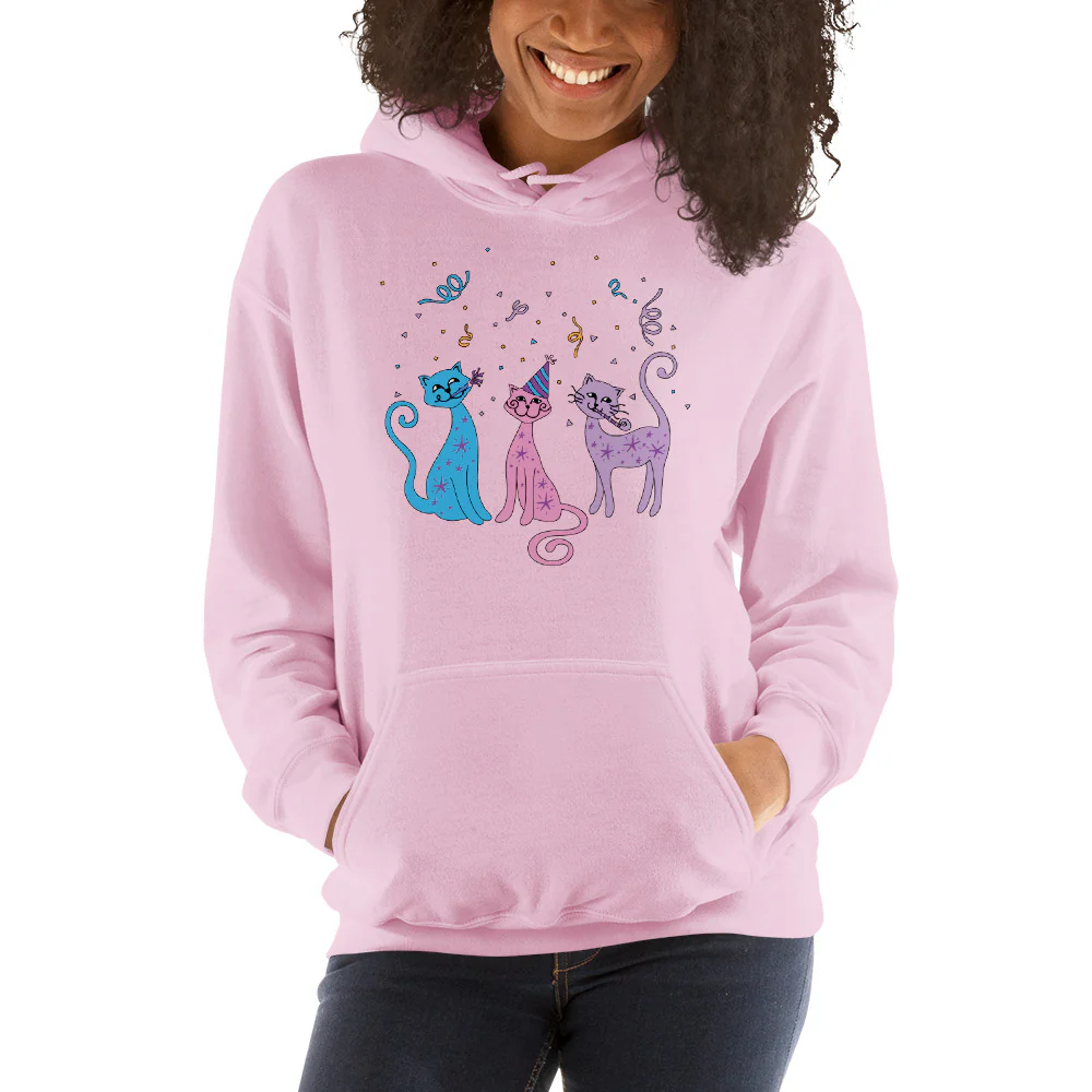Celebration Cats Hoodie - Image 3