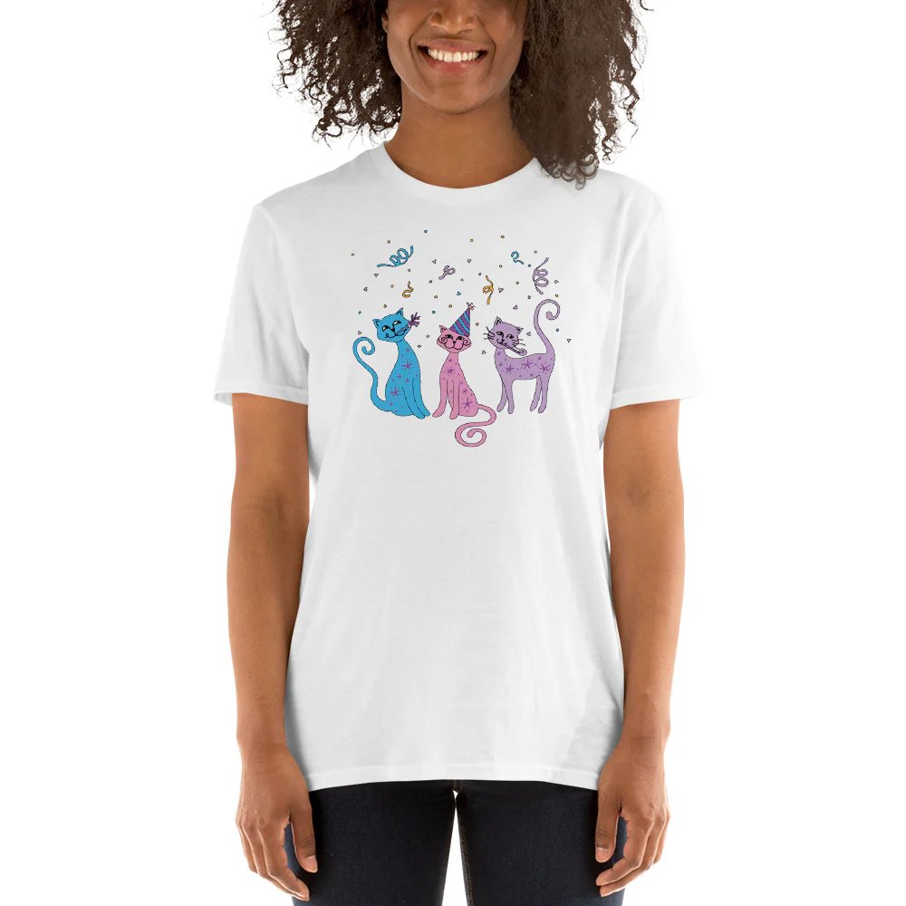 Celebration Cats T-Shirt - Image 2