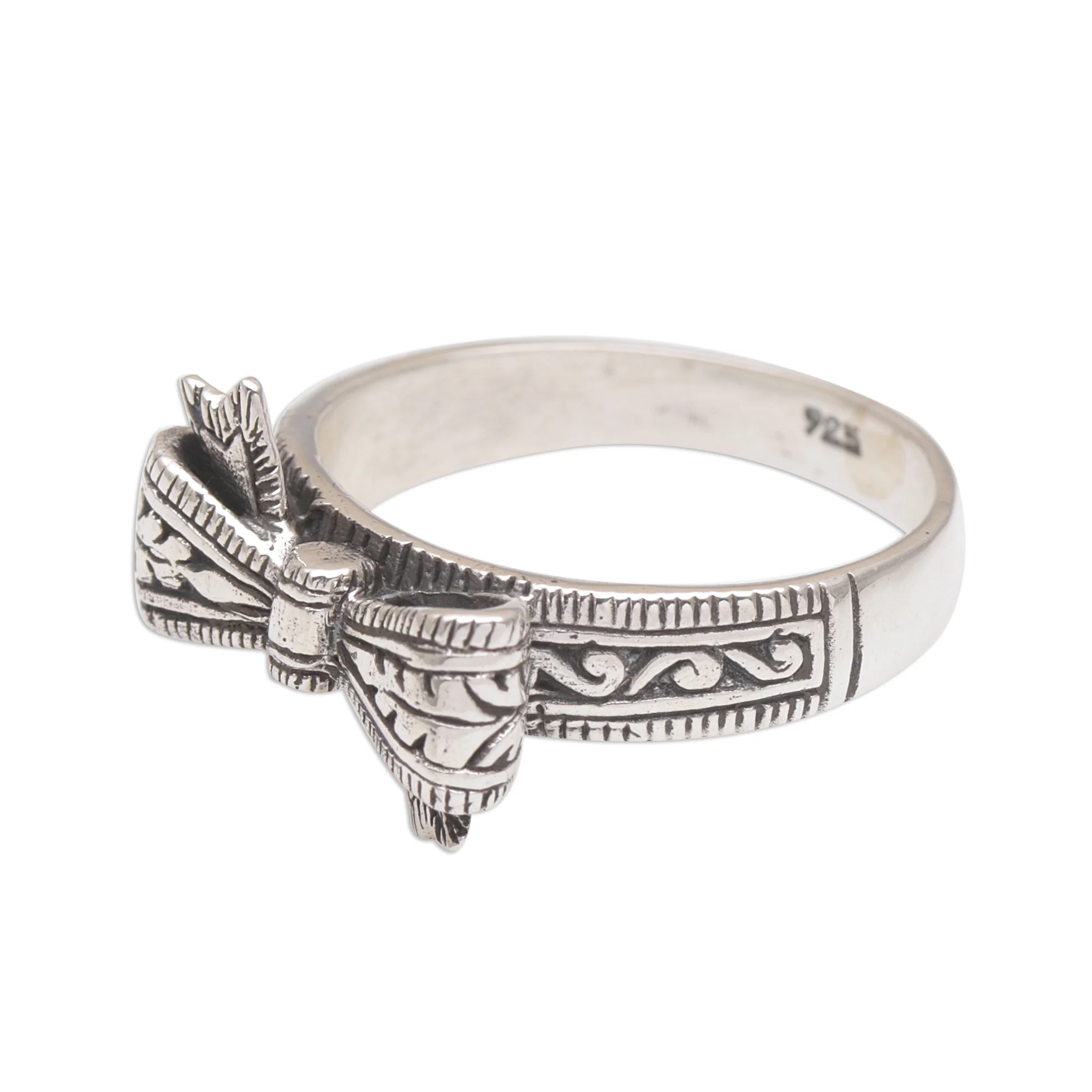 Celuk Bow Sterling Silver Cocktail Ring - Image 3