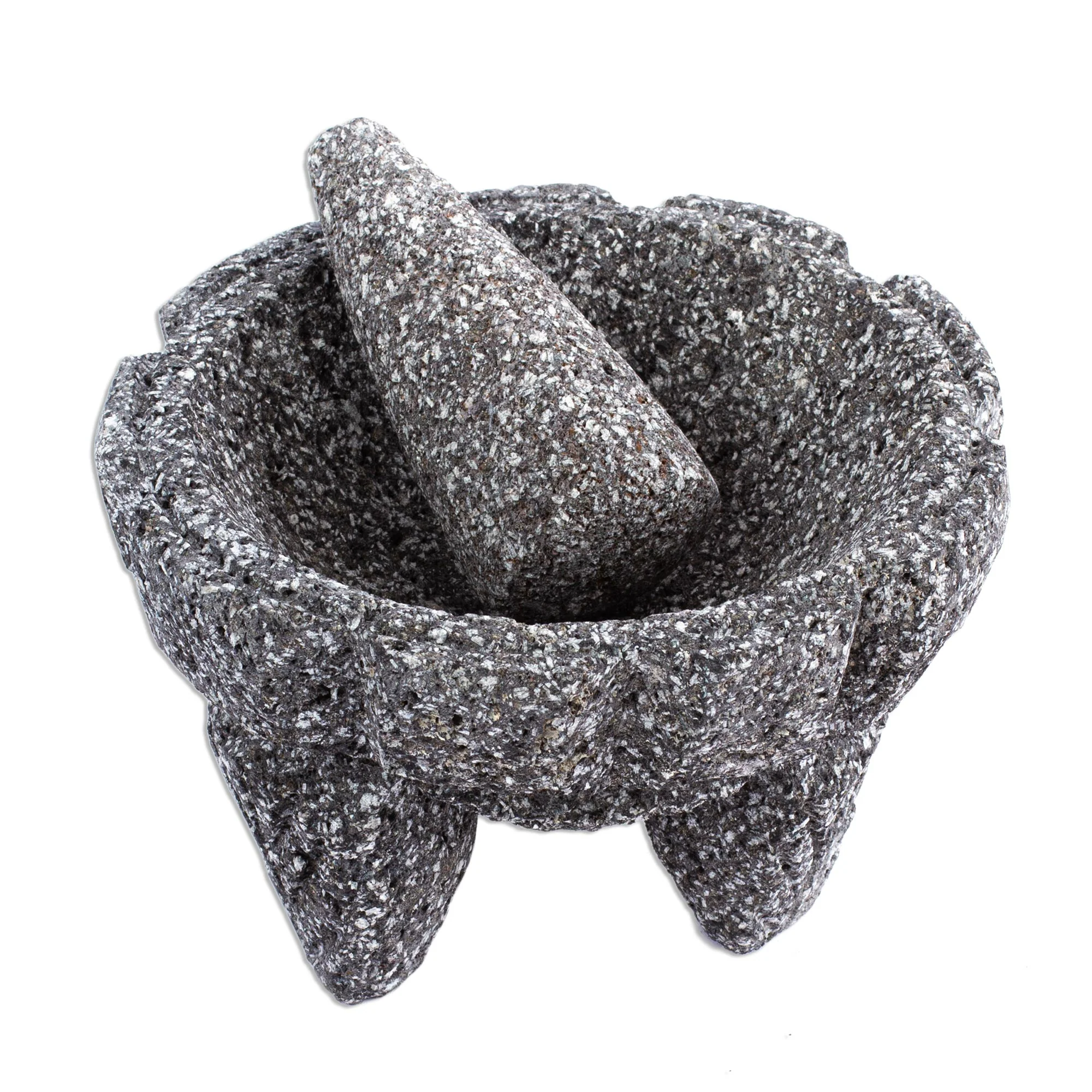 Ceremonial Tradition Handcrafted Ceremonial Style Molcajete Mortar - Image 2