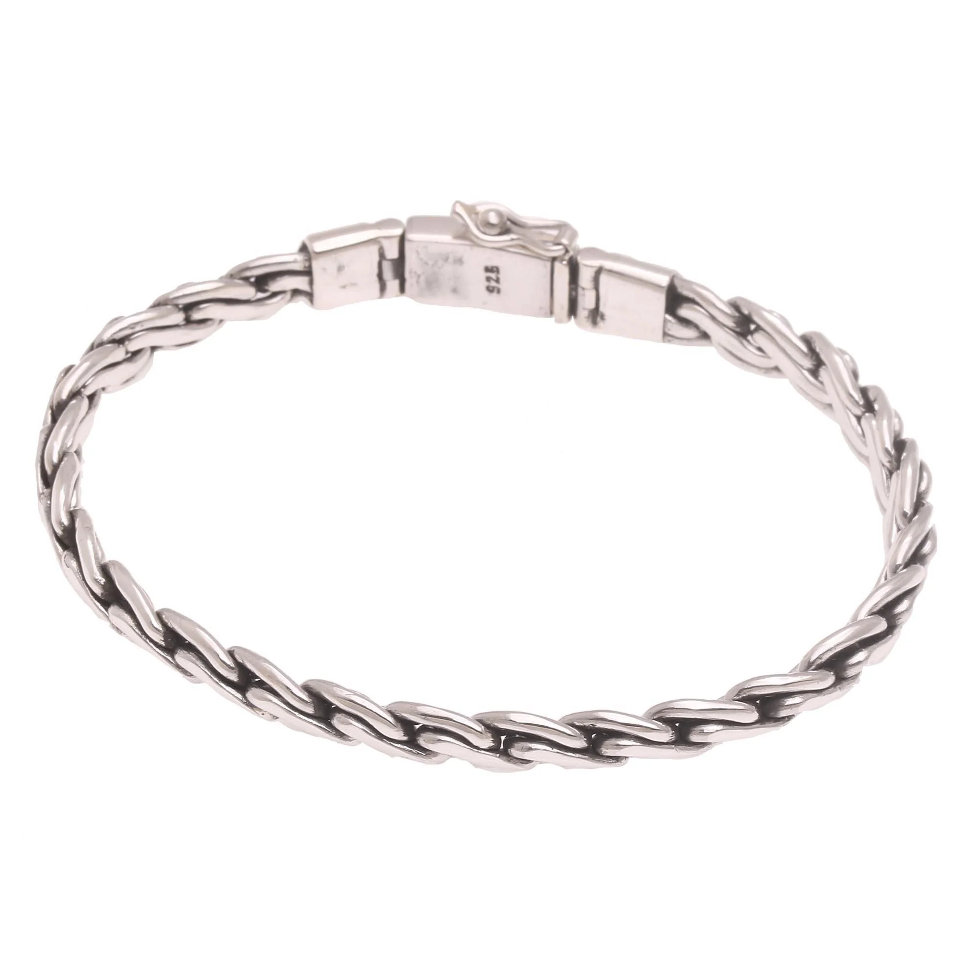 Chained Melody Sterling Silver Bracelet - Image 2