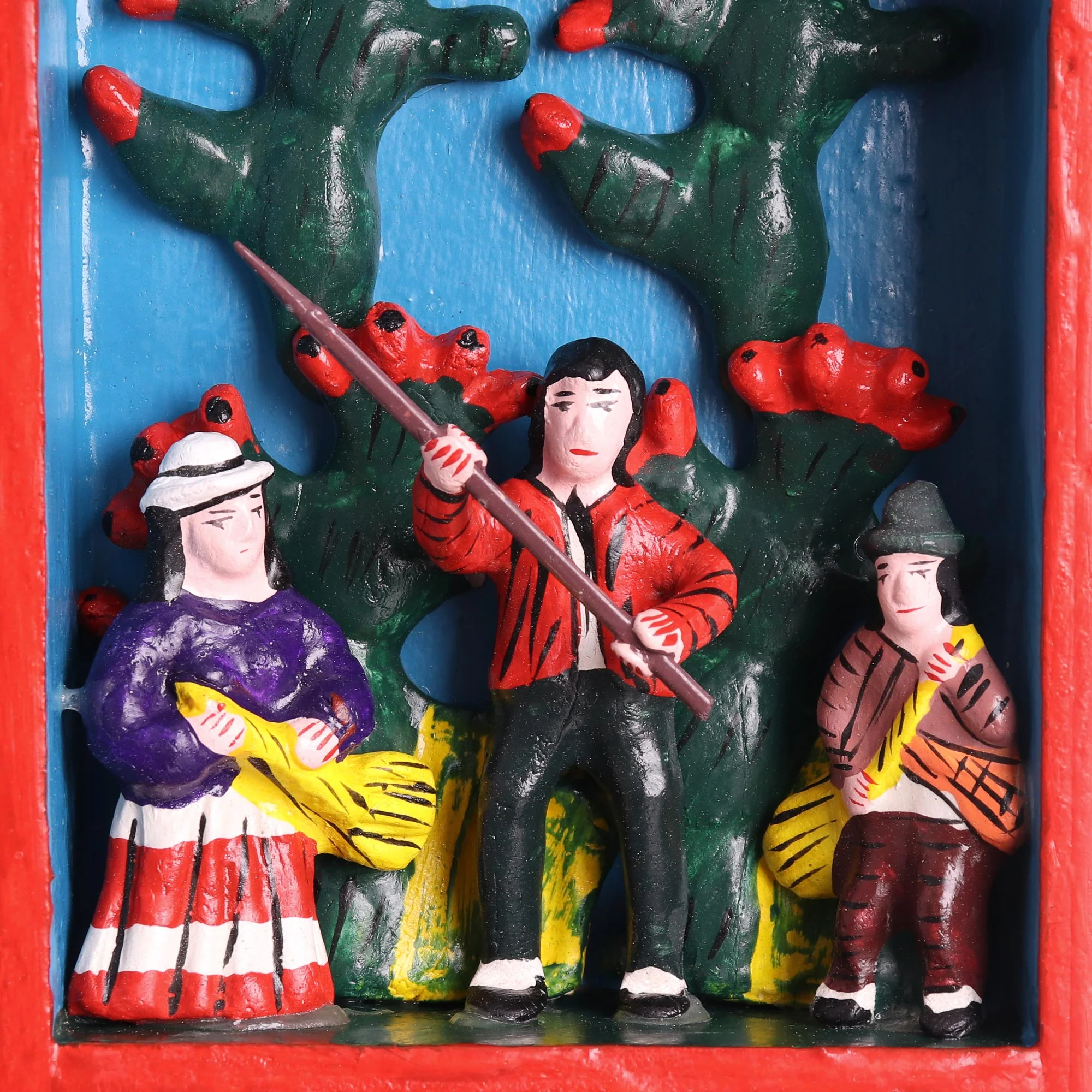 Chapel of Bethlehem Folk Art Retablo Mirror - Image 5