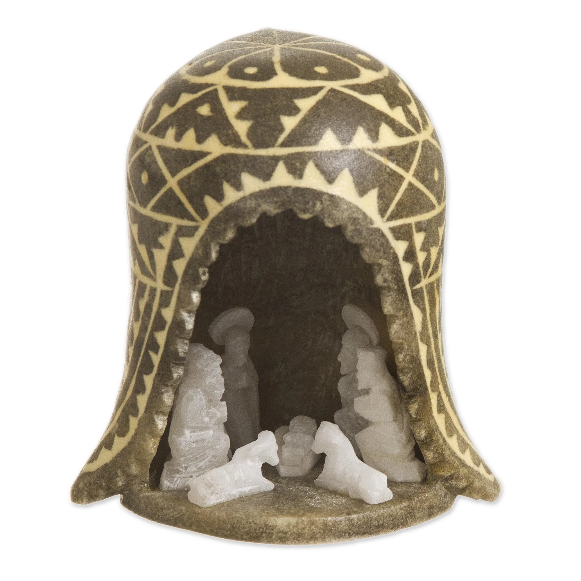 Christmas is Peace Huamanga Stone Nativity Set - Image 2