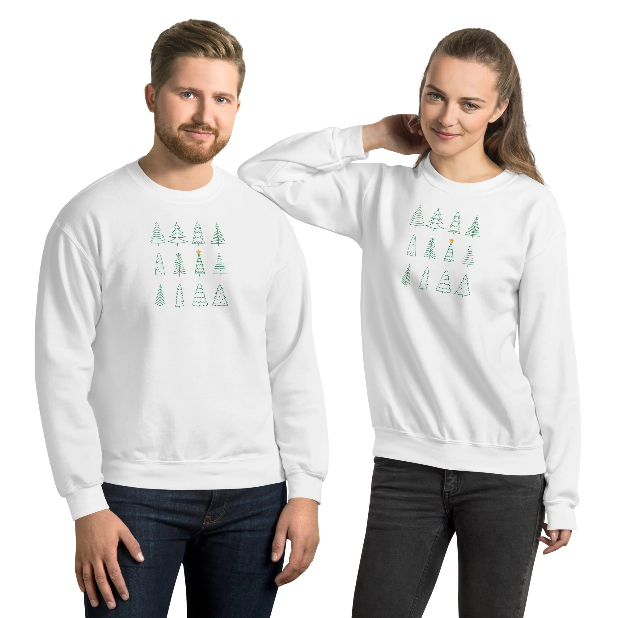Christmas Trees Crewneck Sweatshirt - Image 2