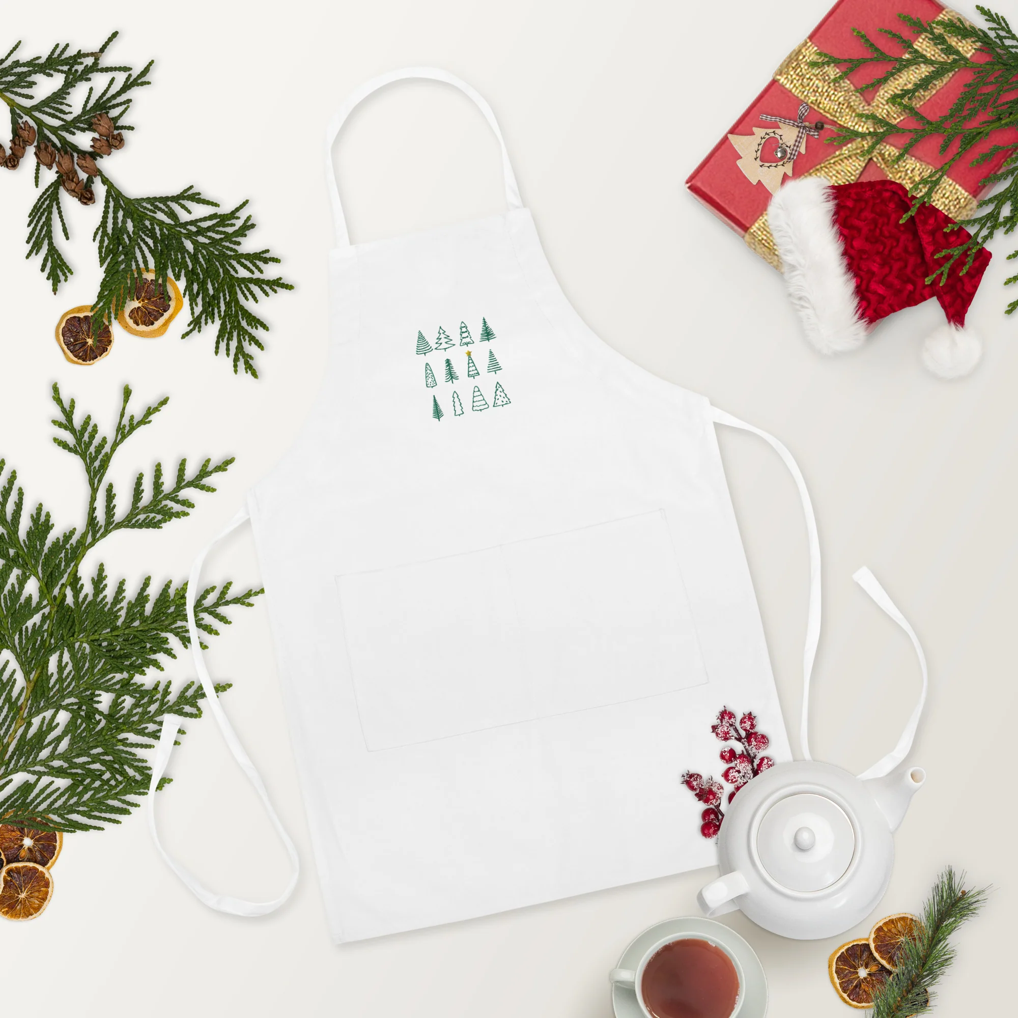 Christmas Trees Apron - Image 3