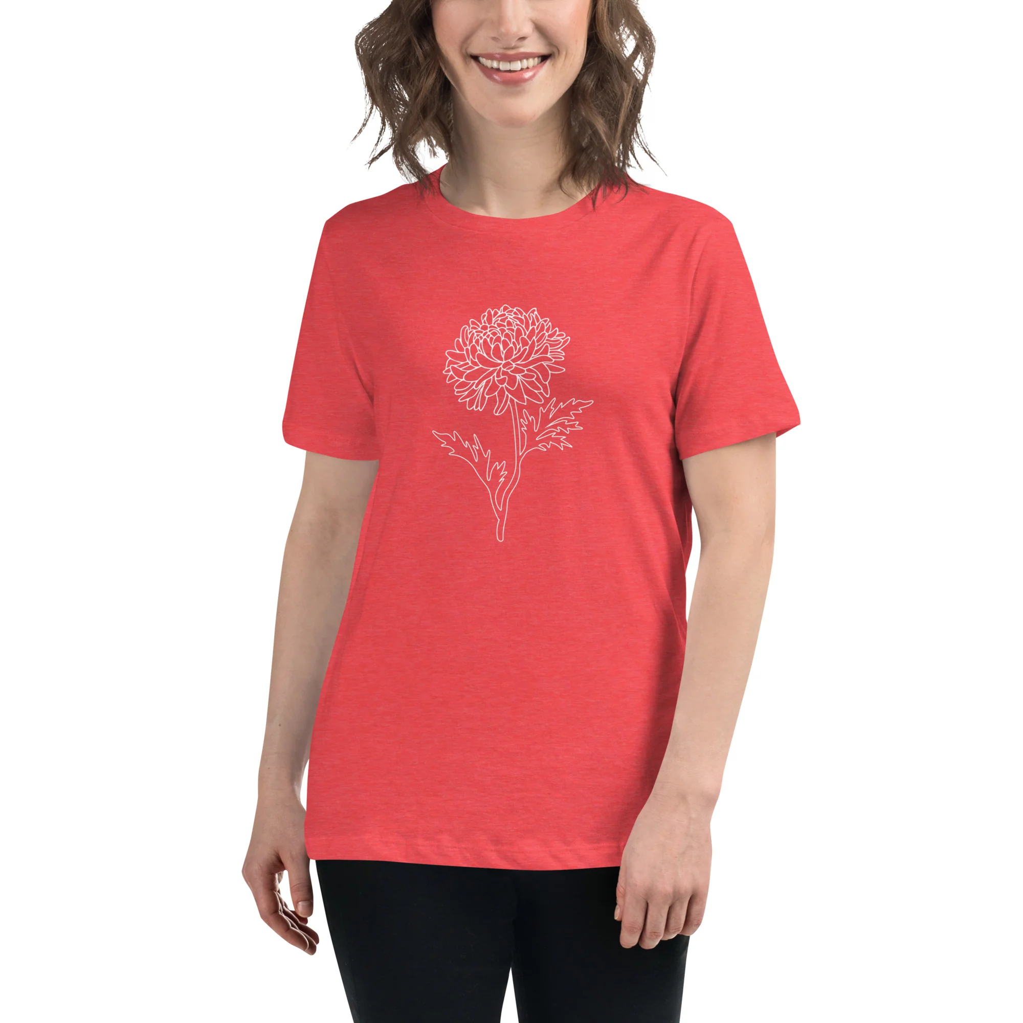 Chrysanthemum Women's Relaxed T-Shirt - Image 2