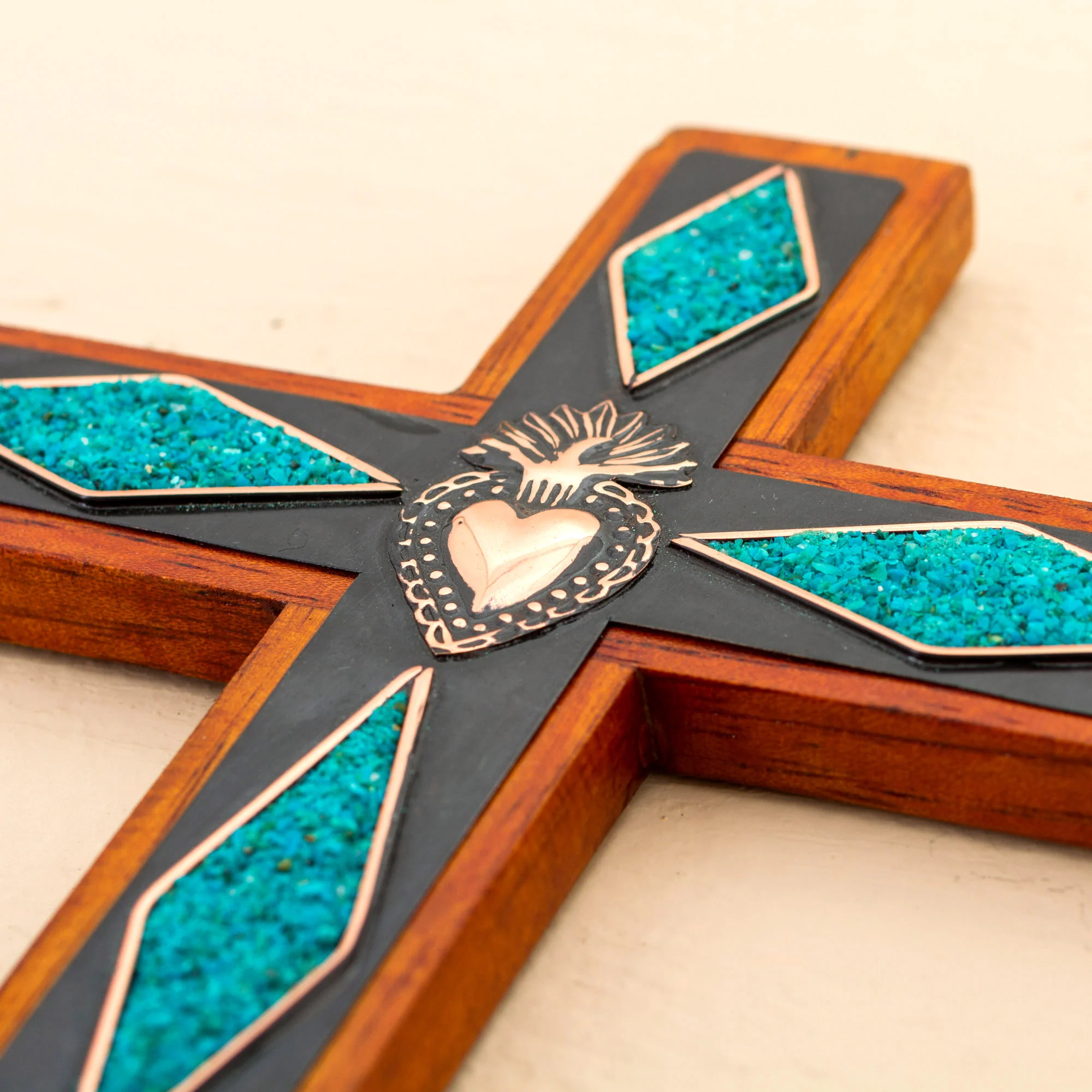 Chrysocolla Wall Cross - Image 3