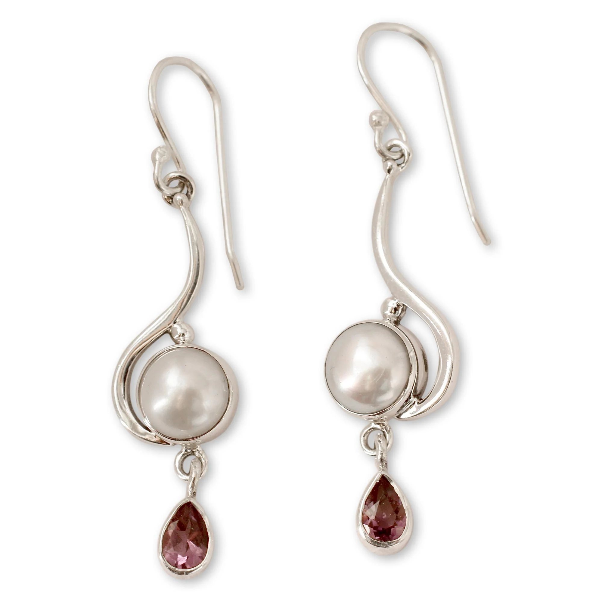 Cloud Sonnet Freshwater Pearl Earrings - Image 2
