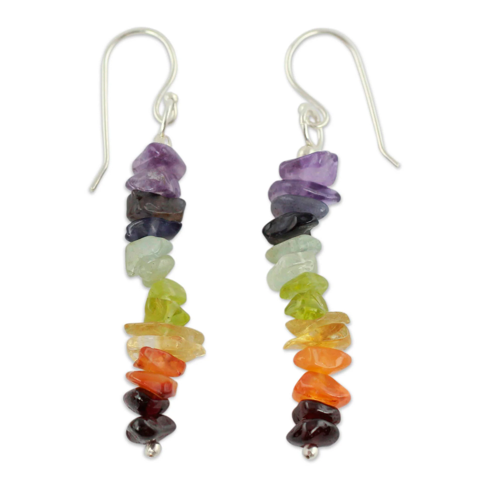 Color Mantra Beaded Earrings - Image 2