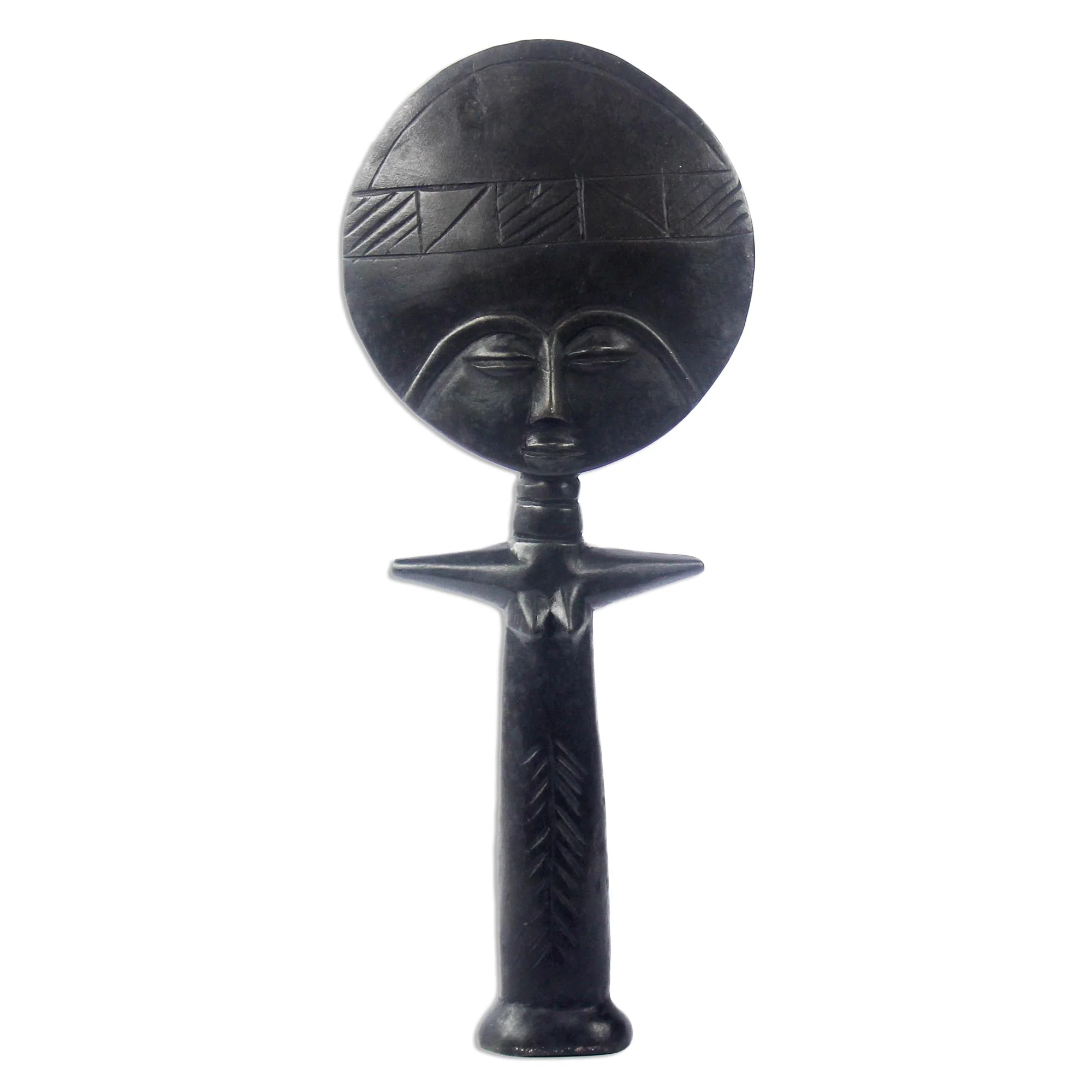 Comforter Fertility Doll Wood Sculpture from Africa - Image 2