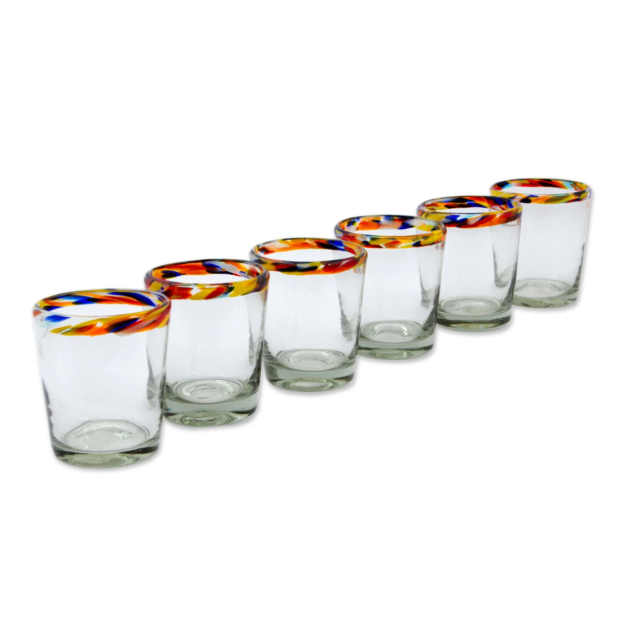 Confetti Rim Juice Glasses - Image 3