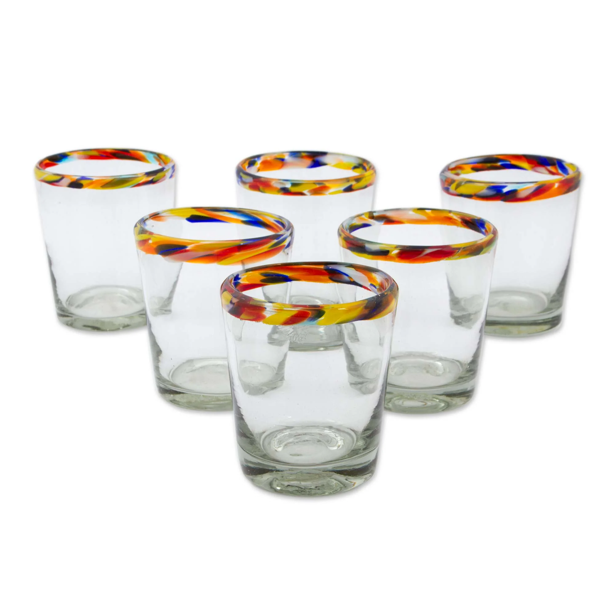 Confetti Rim Juice Glasses - Image 4