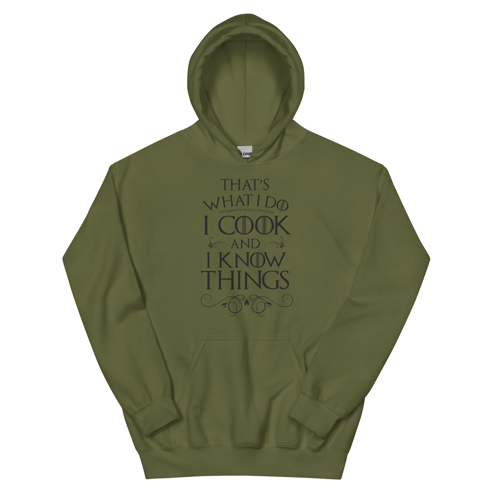 Cook & I Know Things Hoodie - Image 5