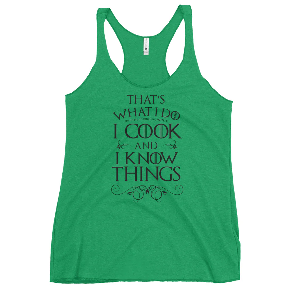 Cook & I Know Things Tank - Image 6