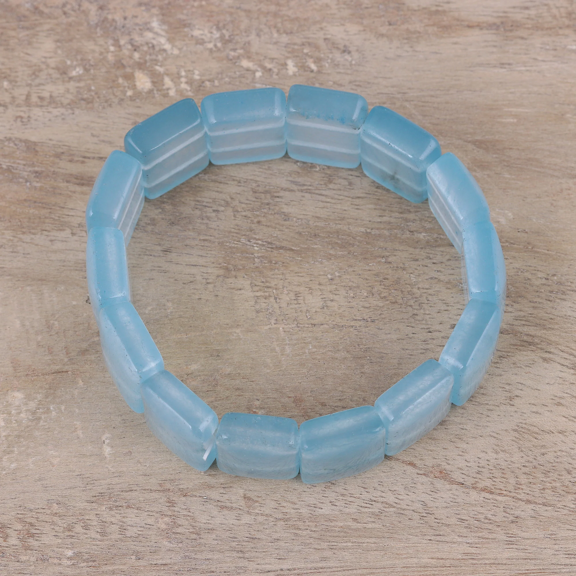 Cosmic Allure Handmade Aventurine Blue Cosmic Allure Beaded Bracelet