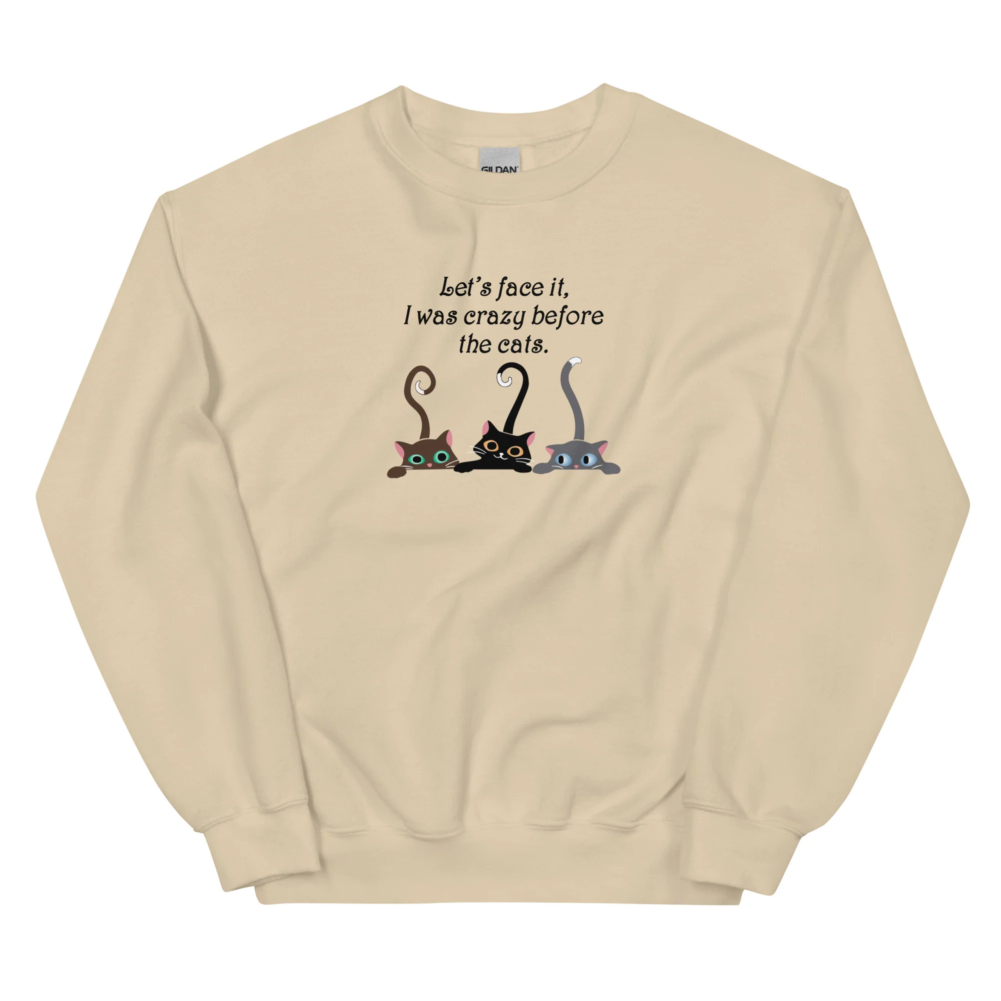 Crazy Before The Cats Crewneck Sweatshirt - Image 8