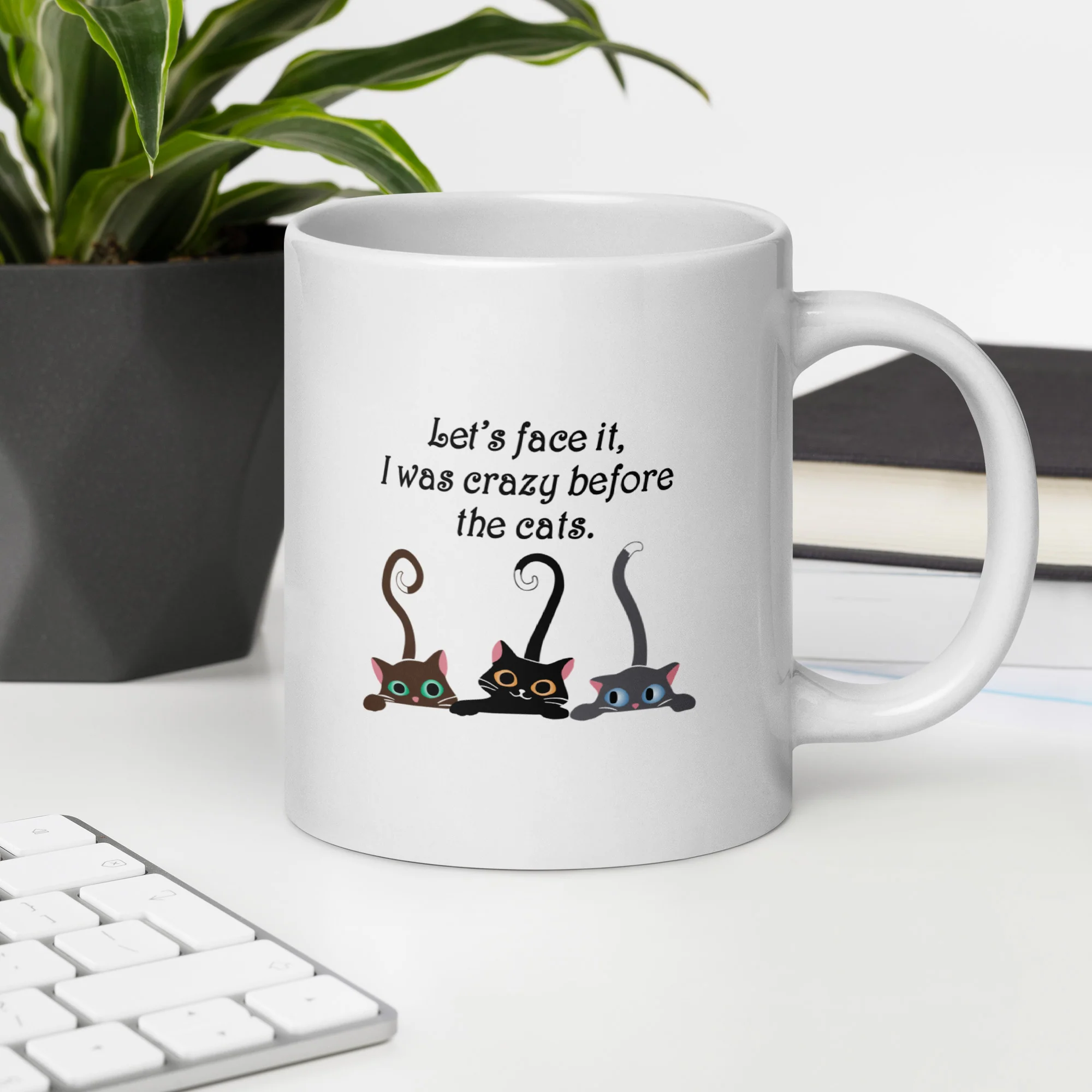 Crazy Before The Cats Mug - Image 10