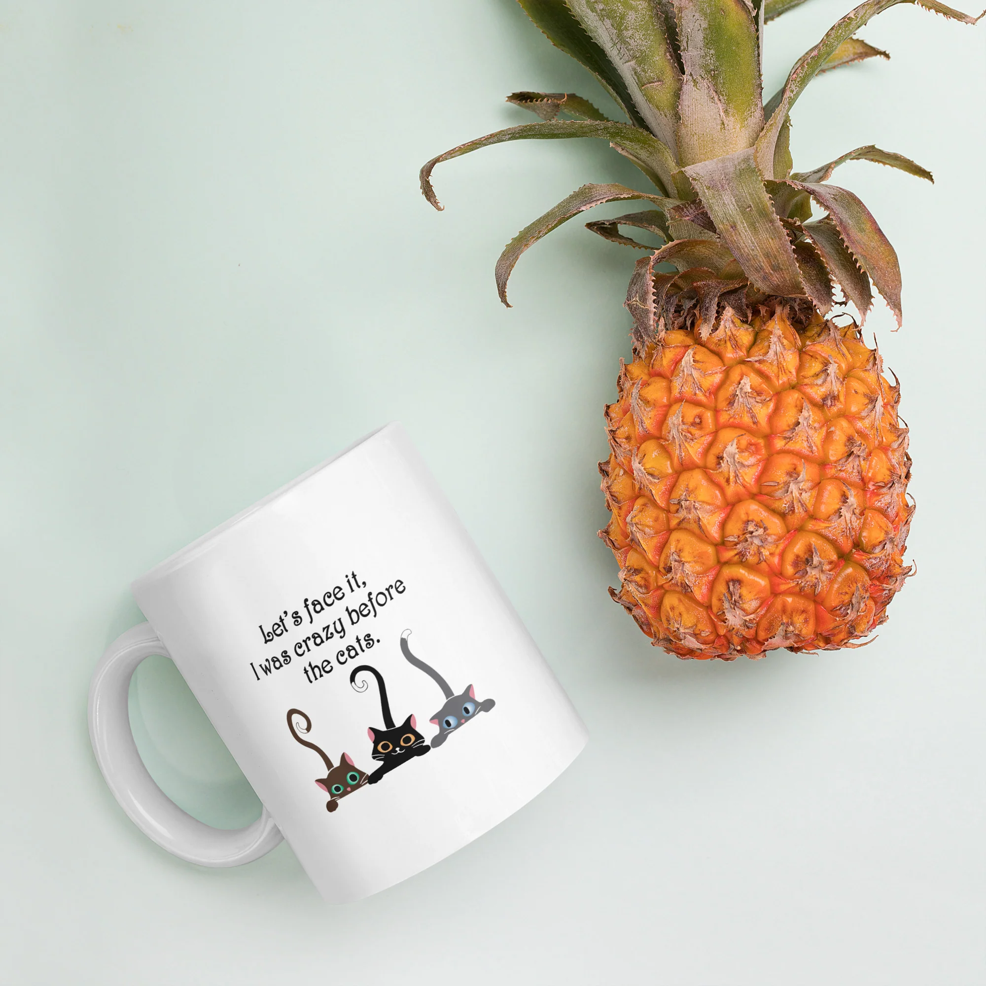 Crazy Before The Cats Mug - Image 5