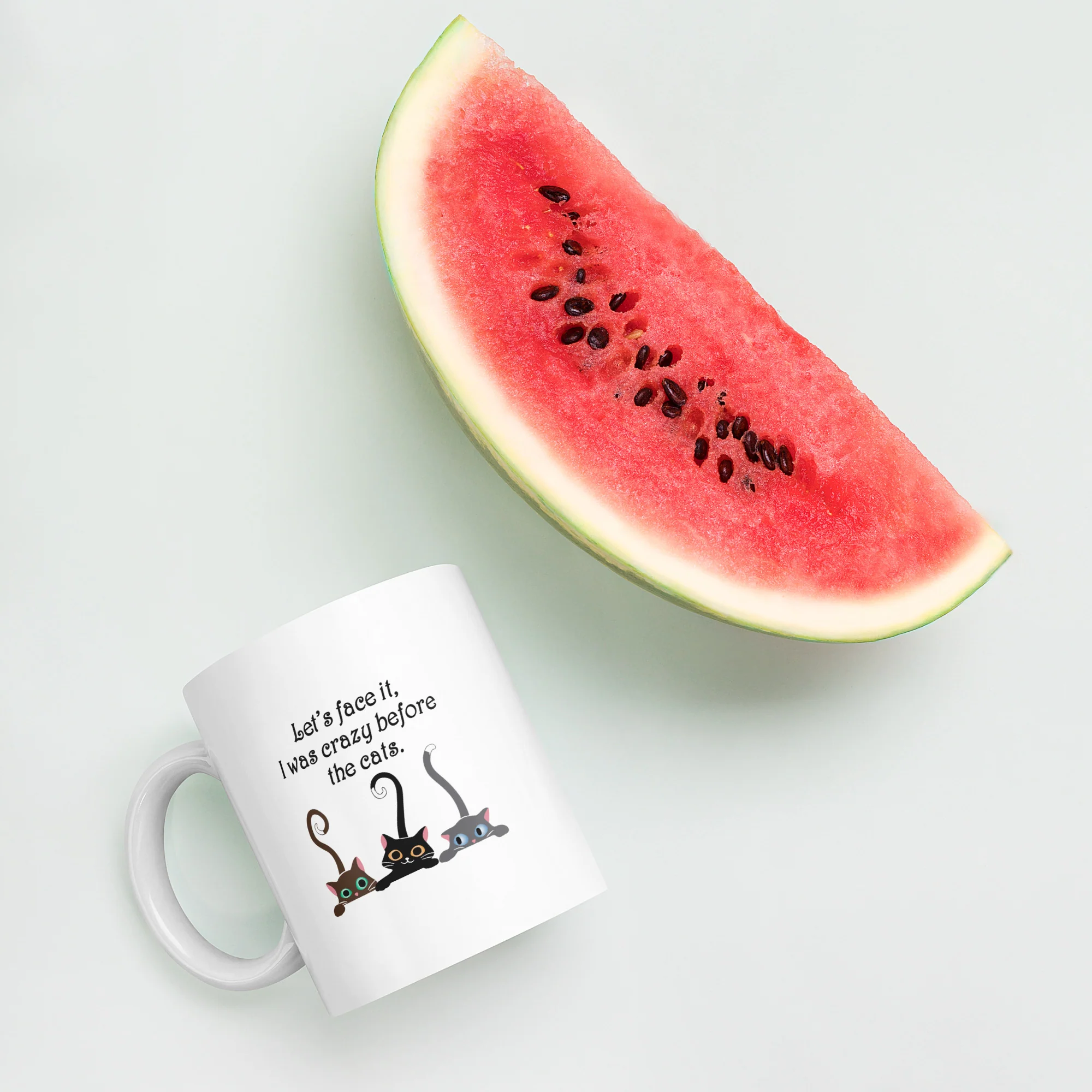 Crazy Before The Cats Mug - Image 6
