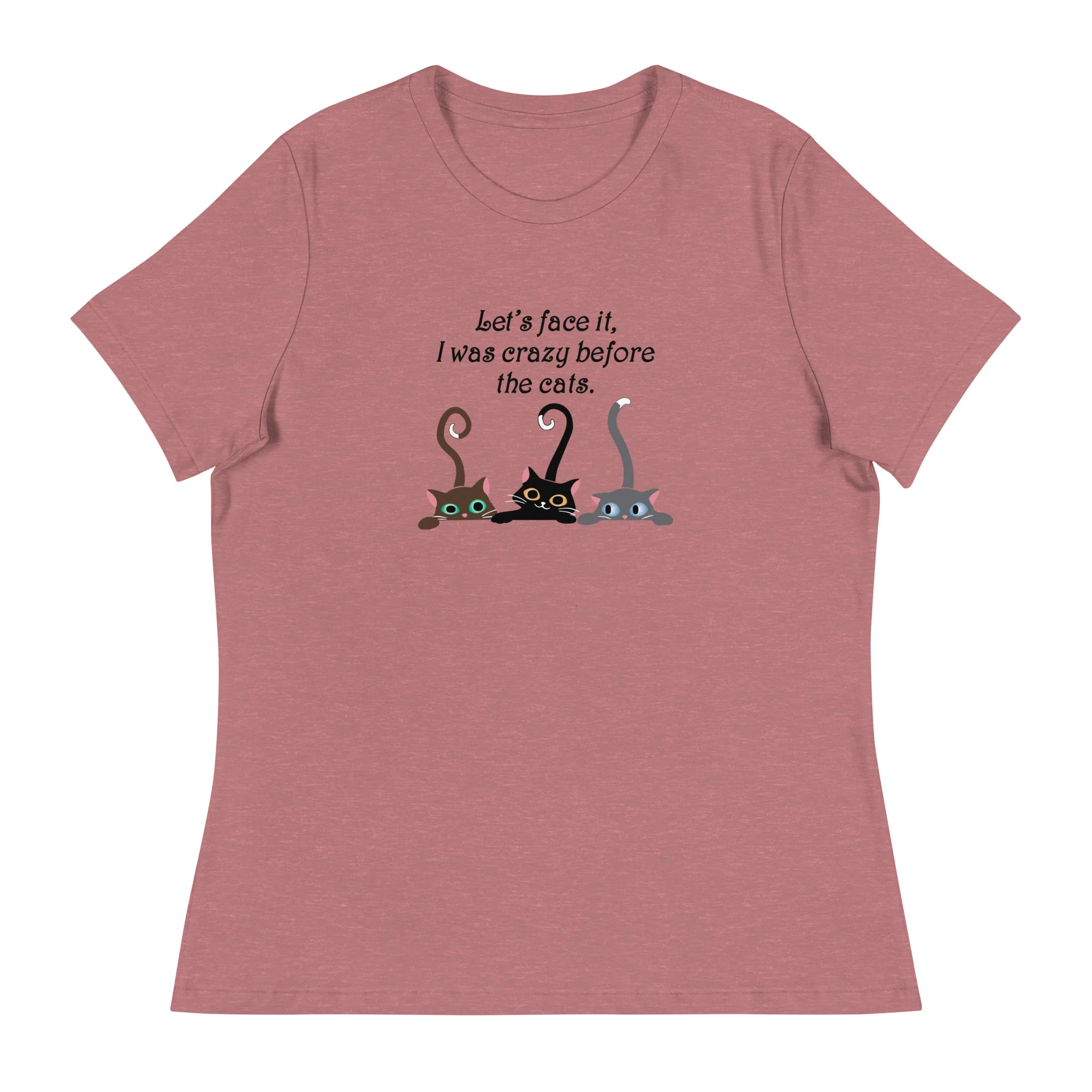 Crazy Before The Cats Women's Relaxed T-Shirt - Image 6