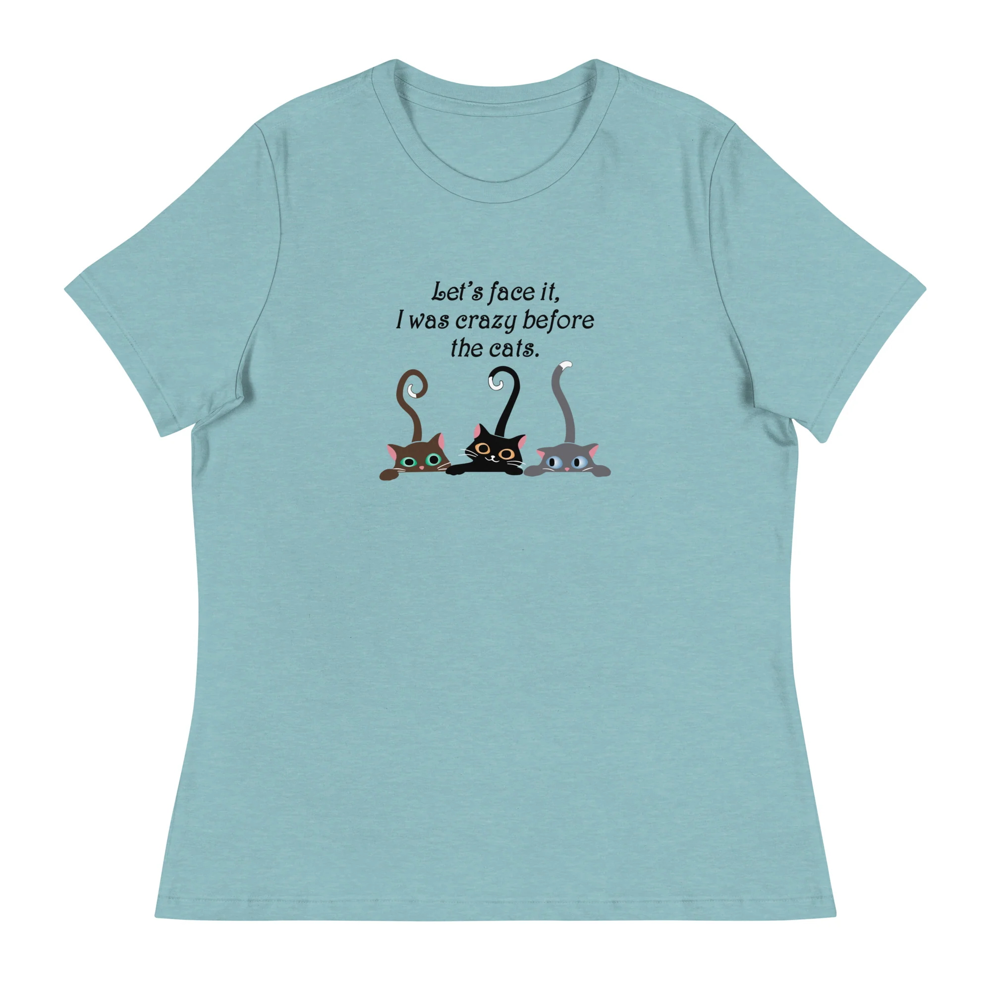 Crazy Before The Cats Women's Relaxed T-Shirt - Image 8