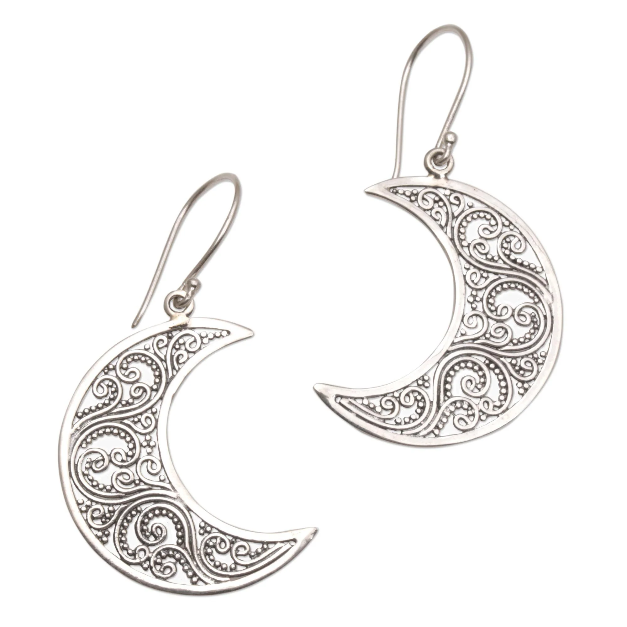 Crescent Vines Earrings - Image 3