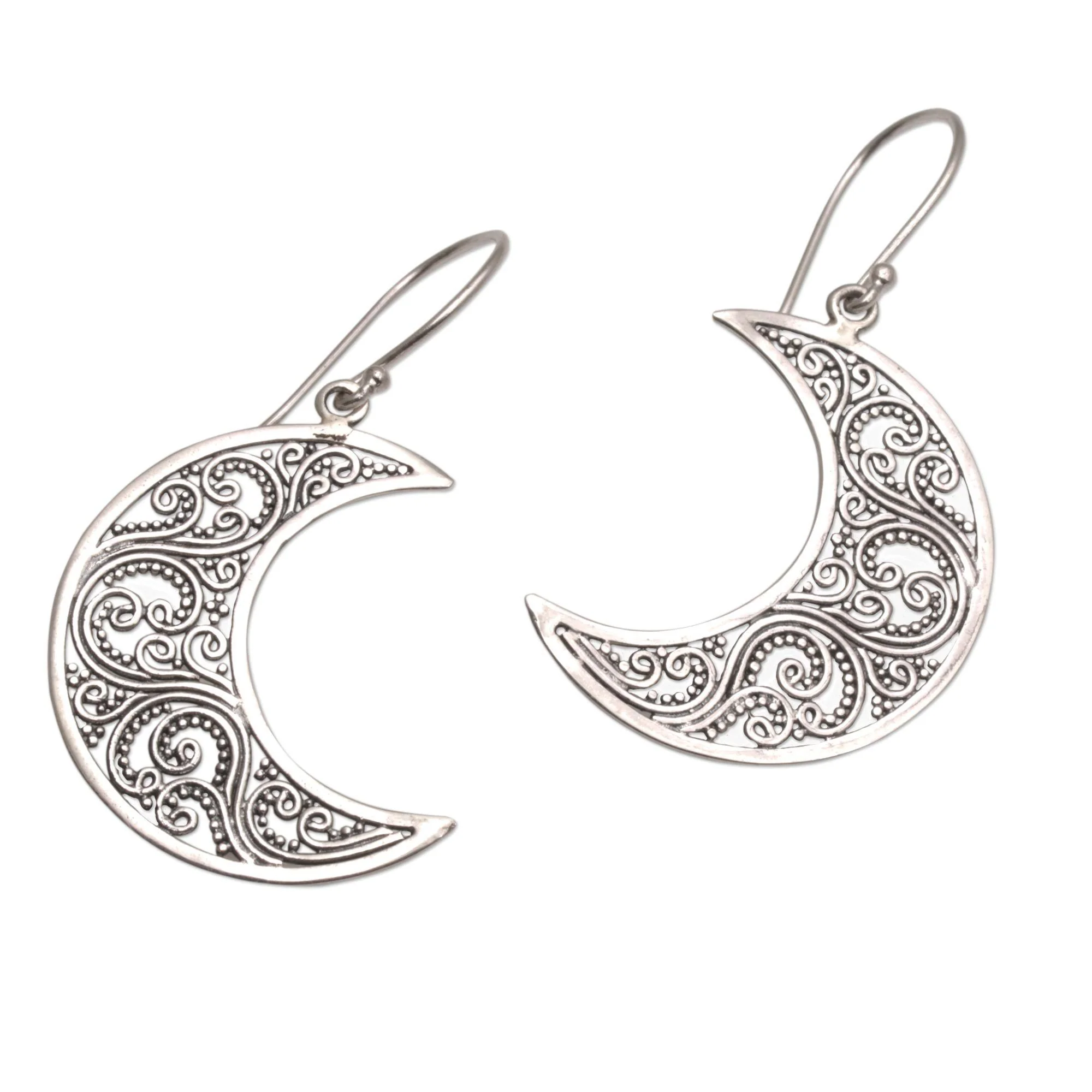 Crescent Vines Earrings - Image 4