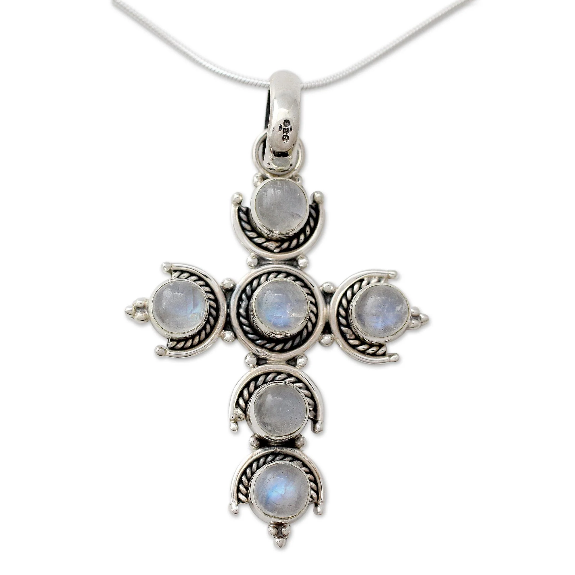 Cross of Purity Sterling Silver Necklace - Image 2