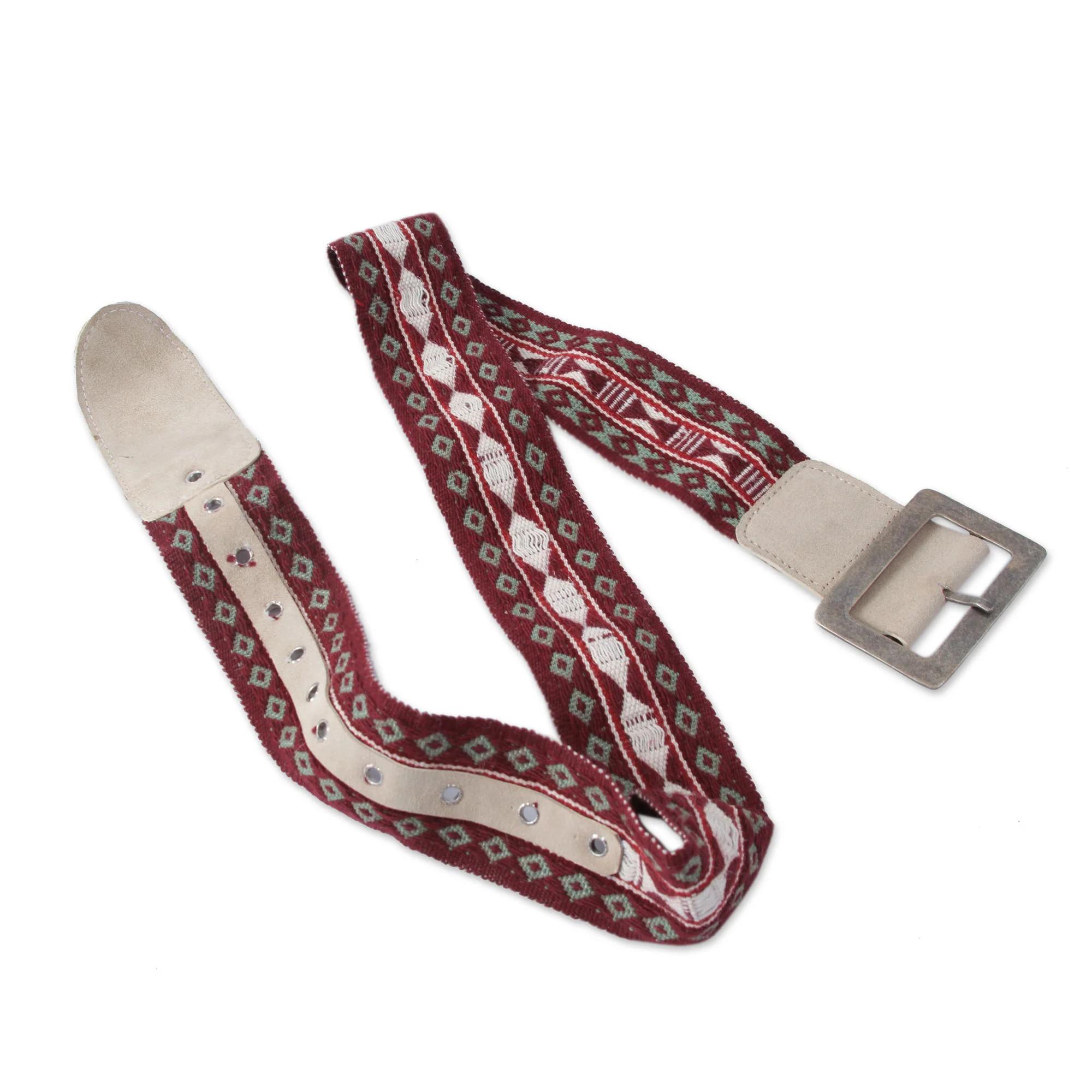 Cuzco Vibes Alpaca Blend & Suede Accent Belt - Image 3
