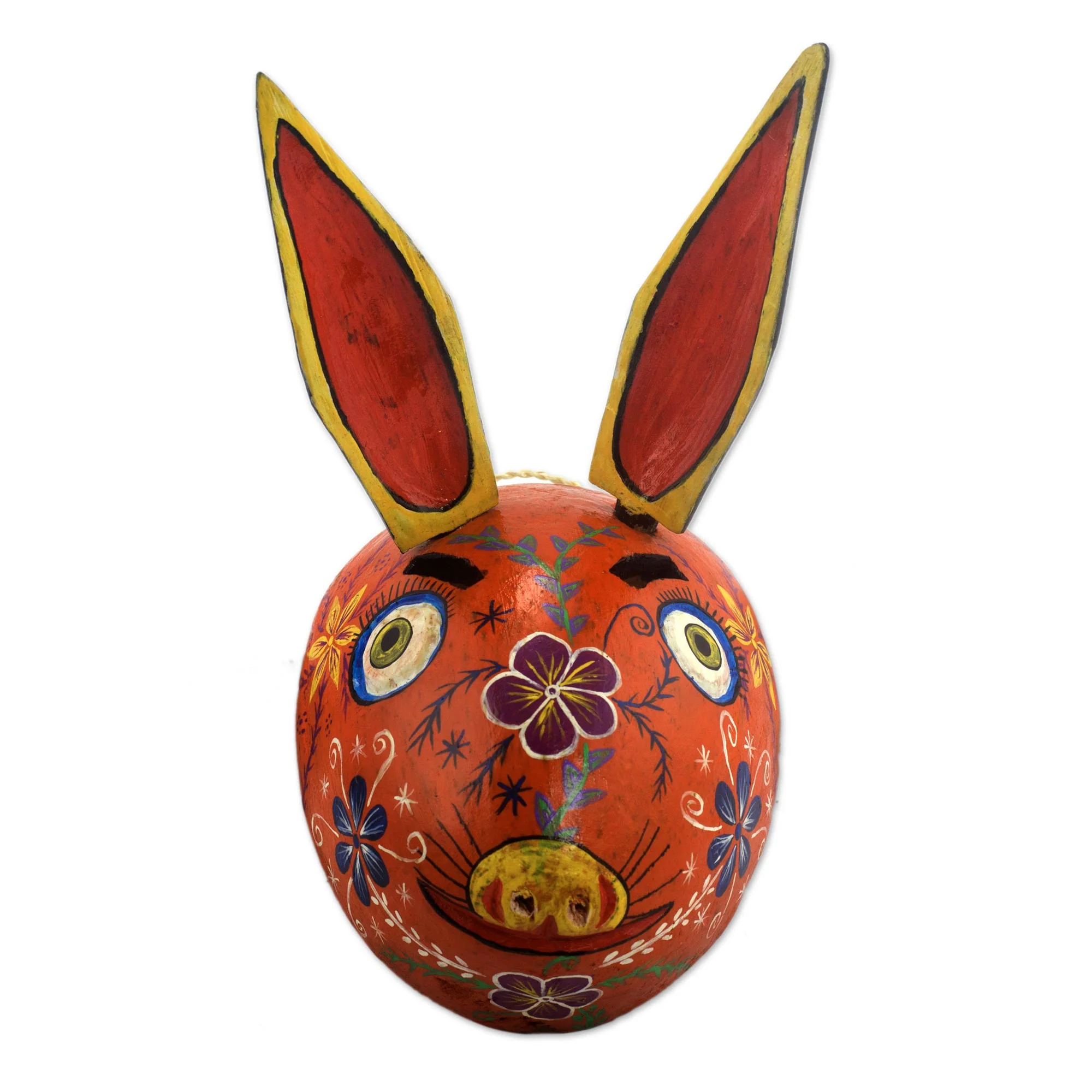 Dancing Rabbit Guatemala Rabbit Folk Dance Mask - Image 2