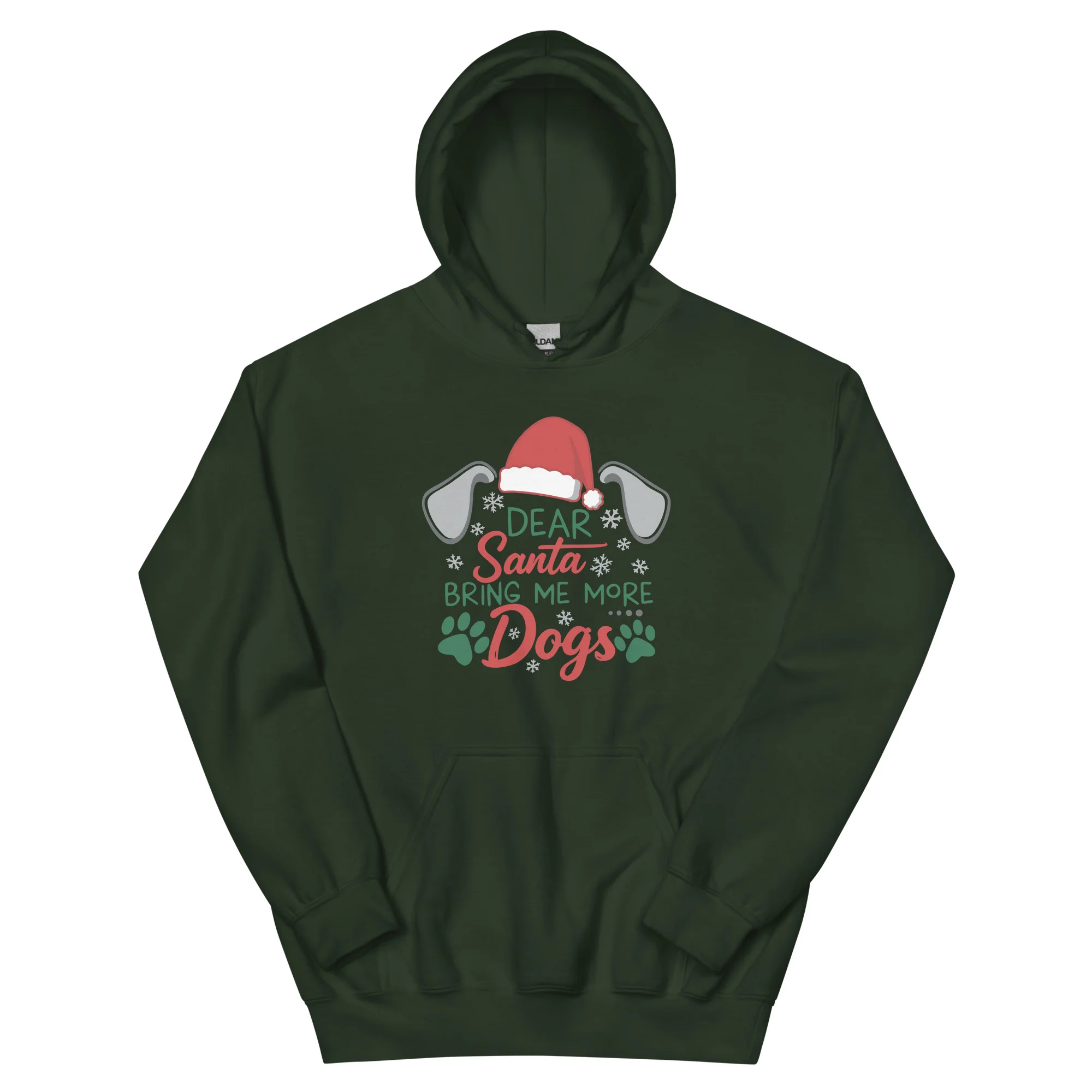 Dear Santa Send Dogs Hoodie - Image 7