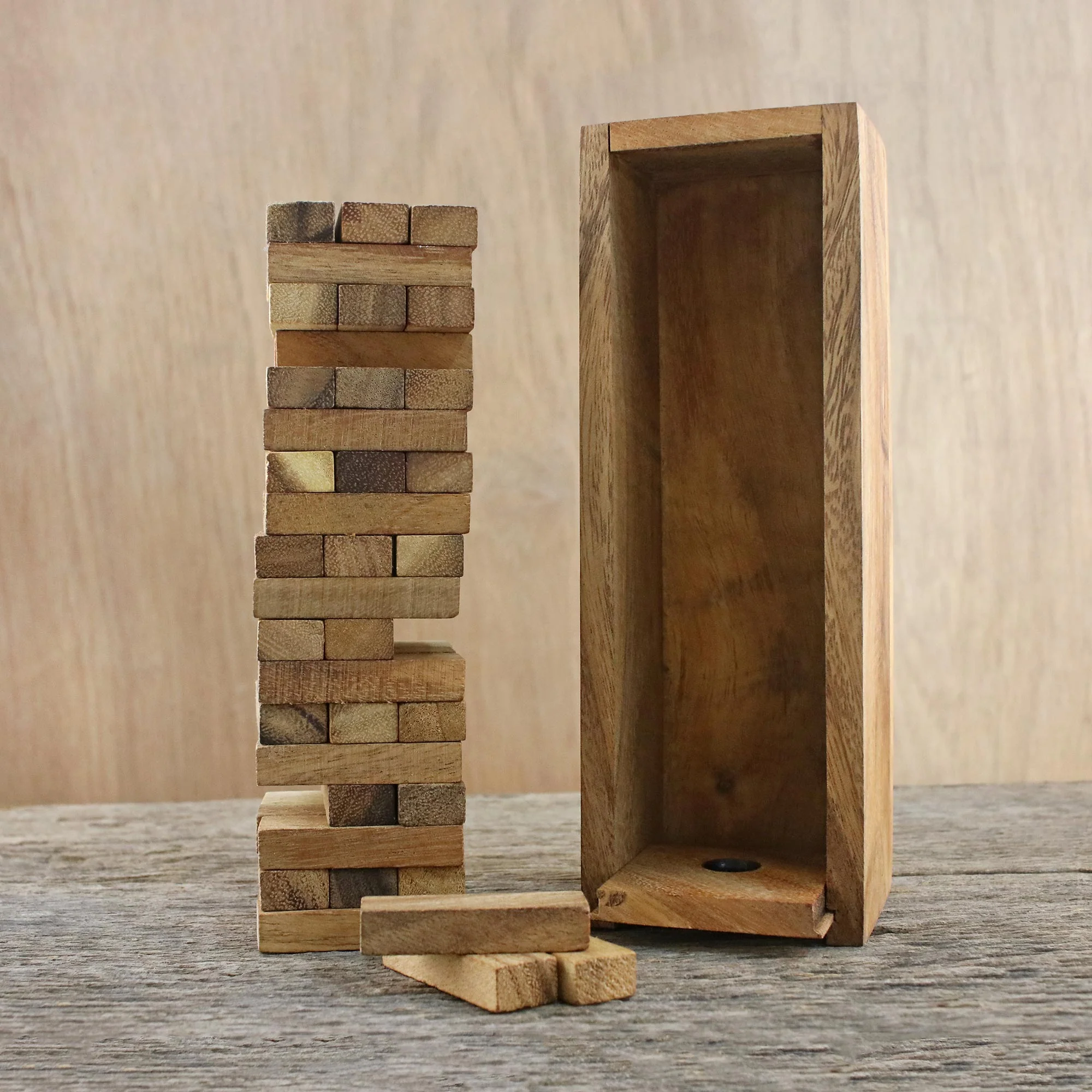 Delight Wood Stacking Tower Game - Image 3