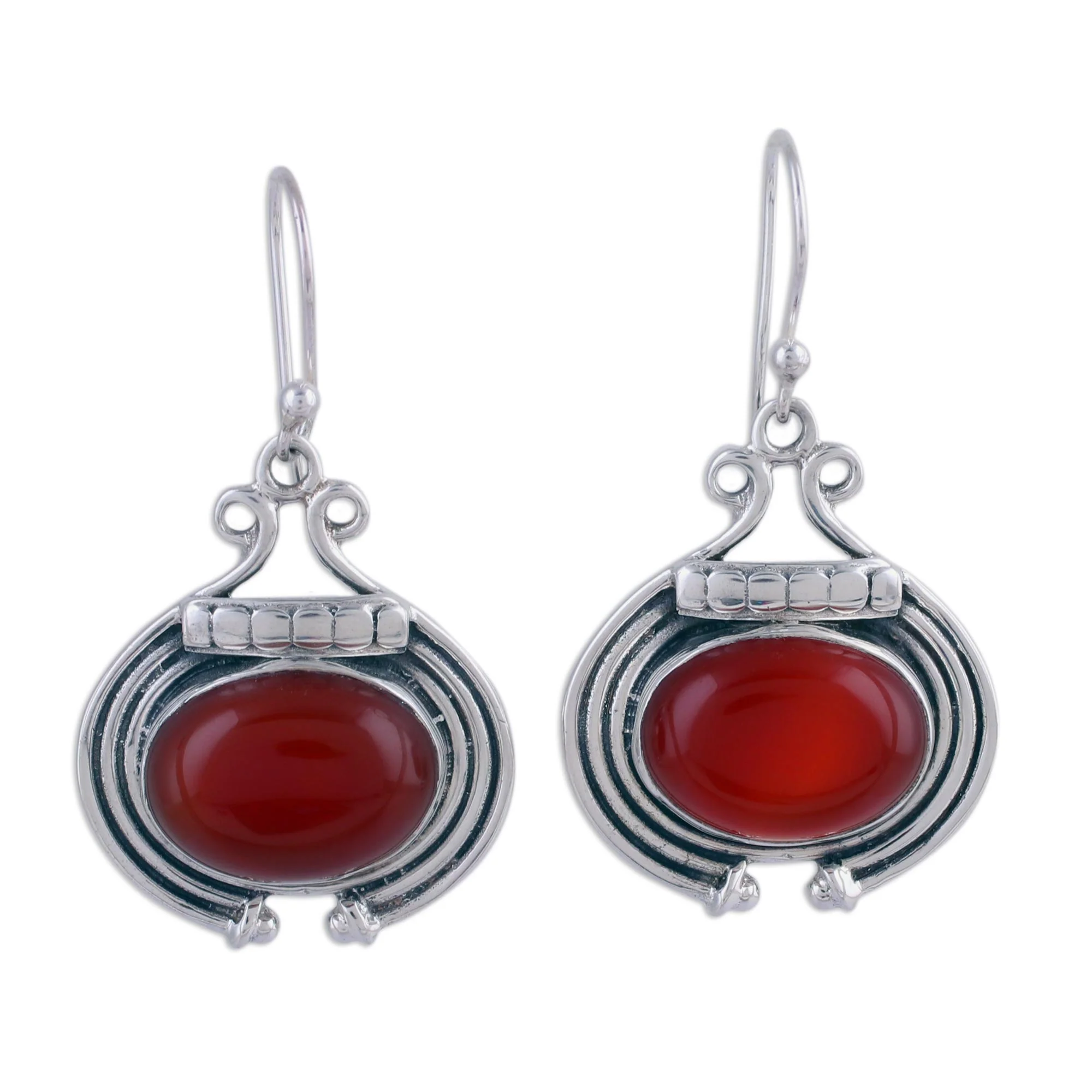 Desire Carnelian Dangle Earrings - Image 2
