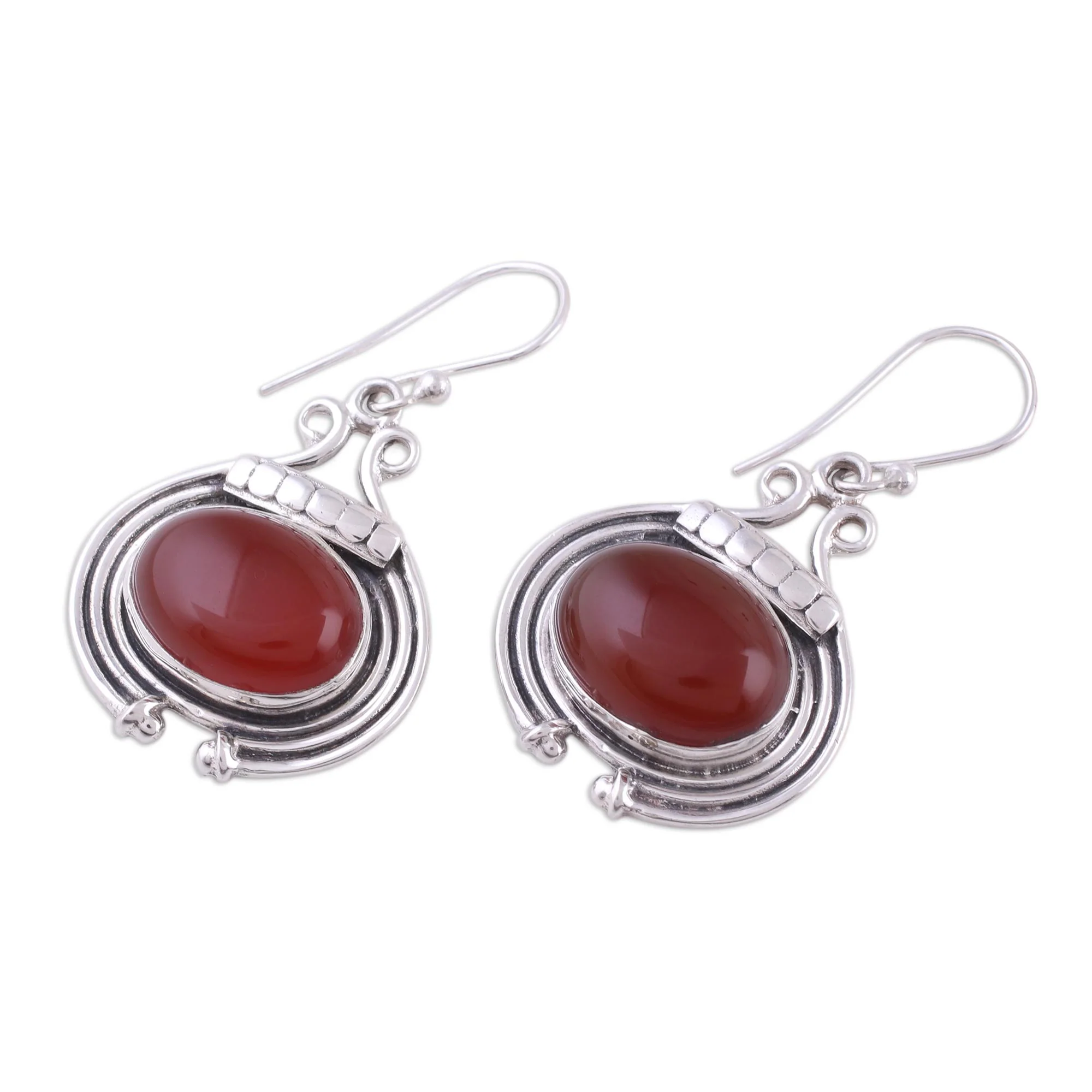 Desire Carnelian Dangle Earrings - Image 4