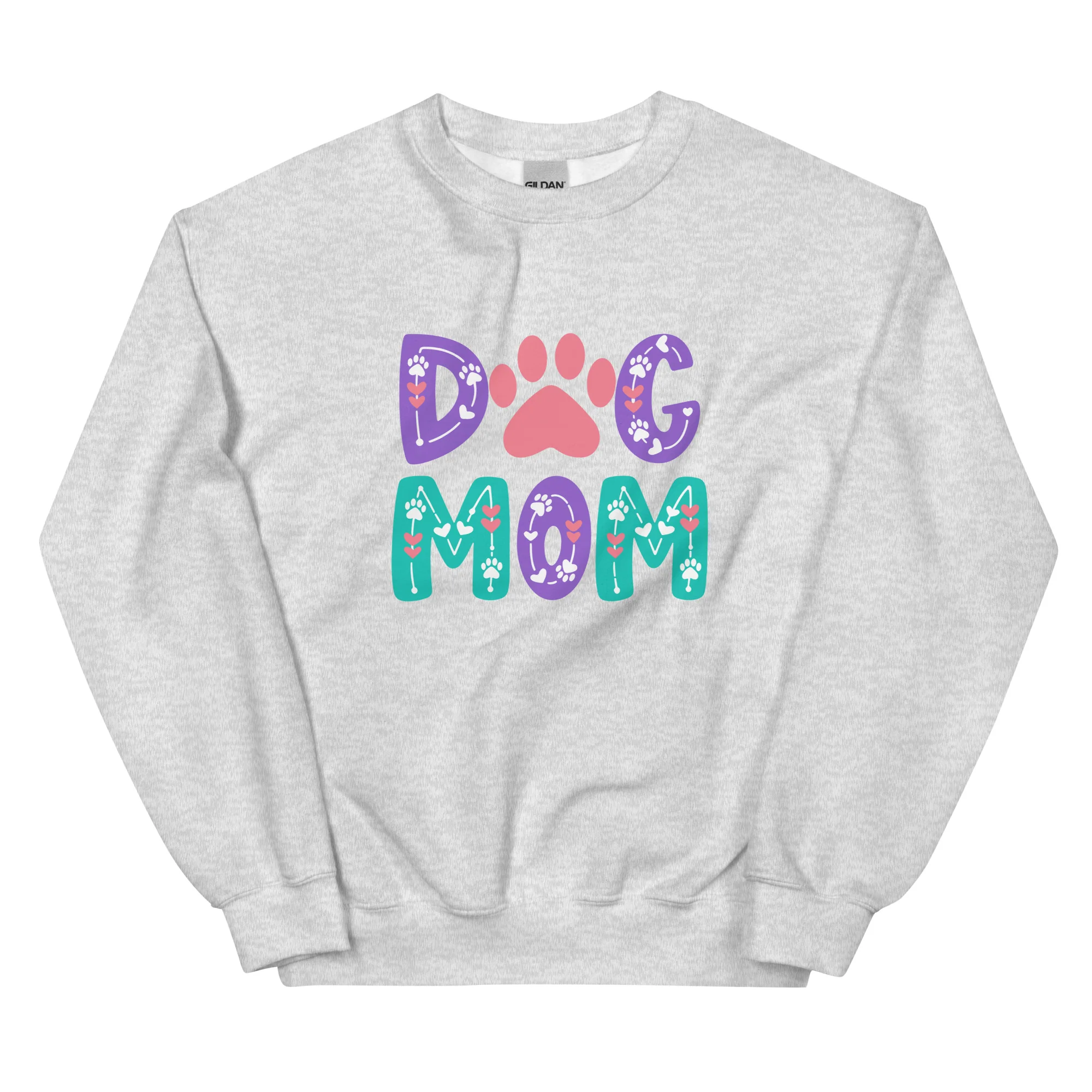 Dog Mom Pastel Vibes Crewneck Sweatshirt - Image 6