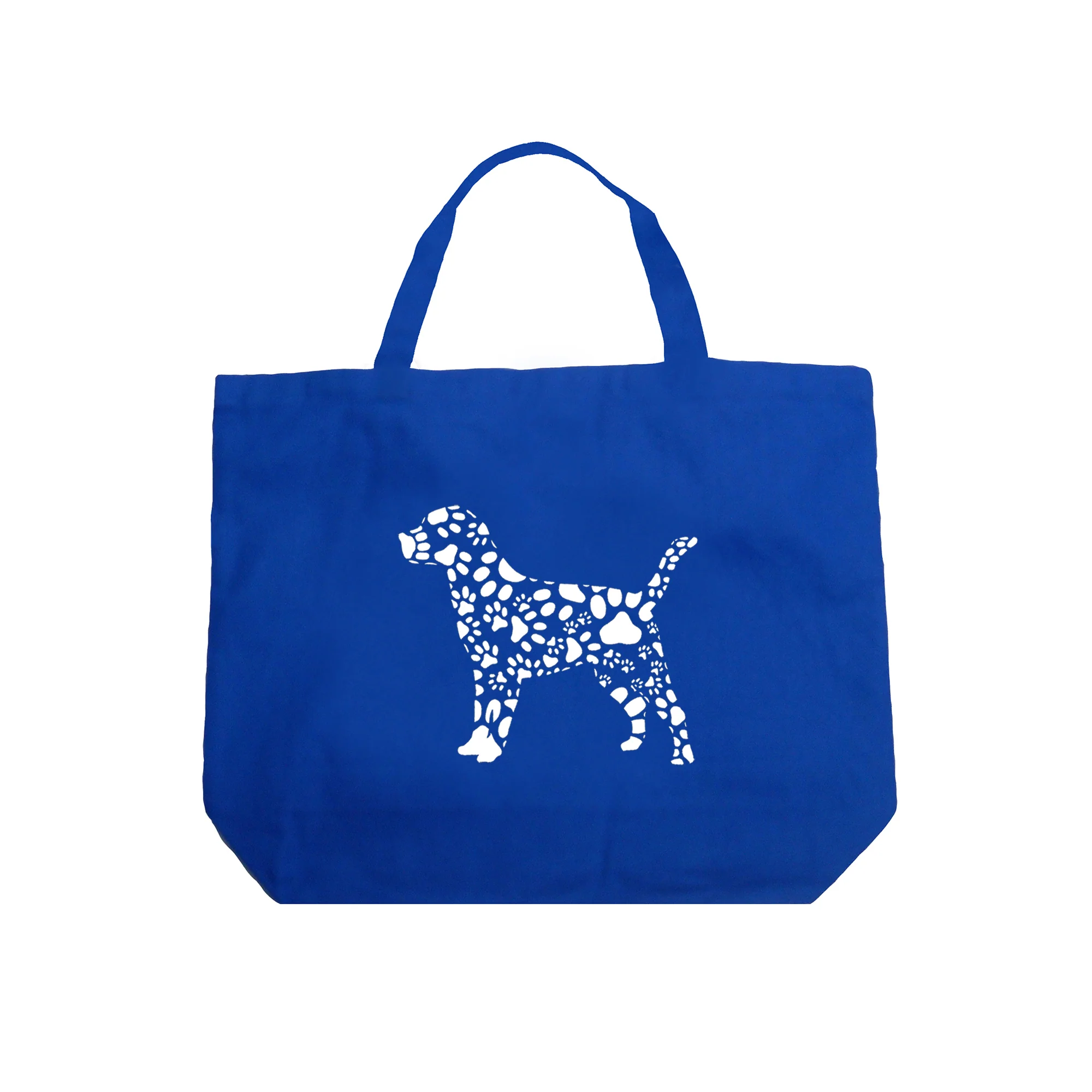 Dog Paw Prints  - Large Word Art Tote Bag - Image 5