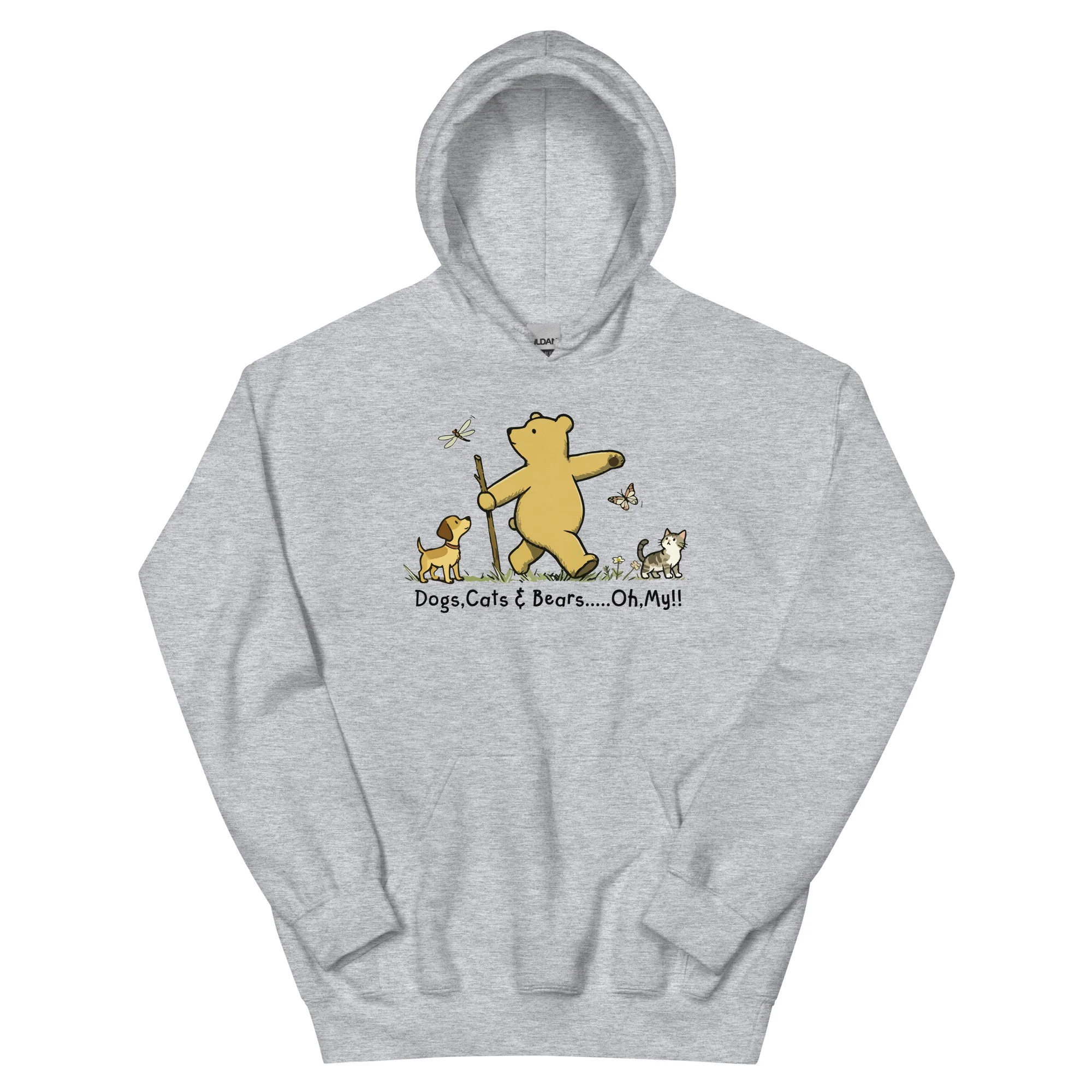 Dogs, Cats & Bears Oh My Hoodie - Image 6