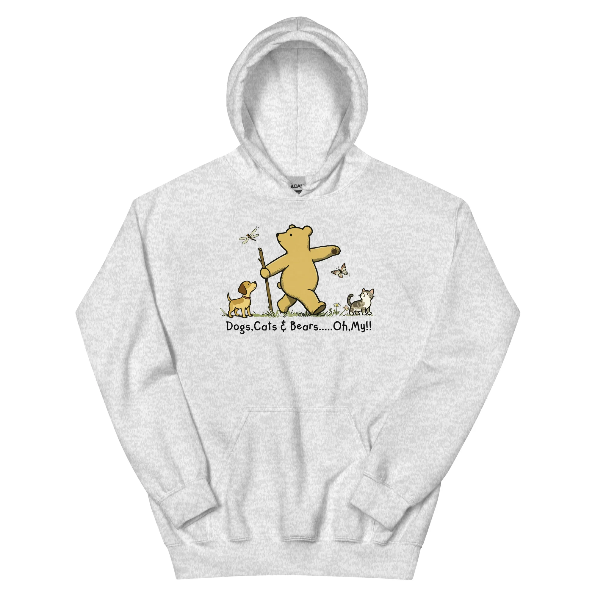 Dogs, Cats & Bears Oh My Hoodie - Image 9