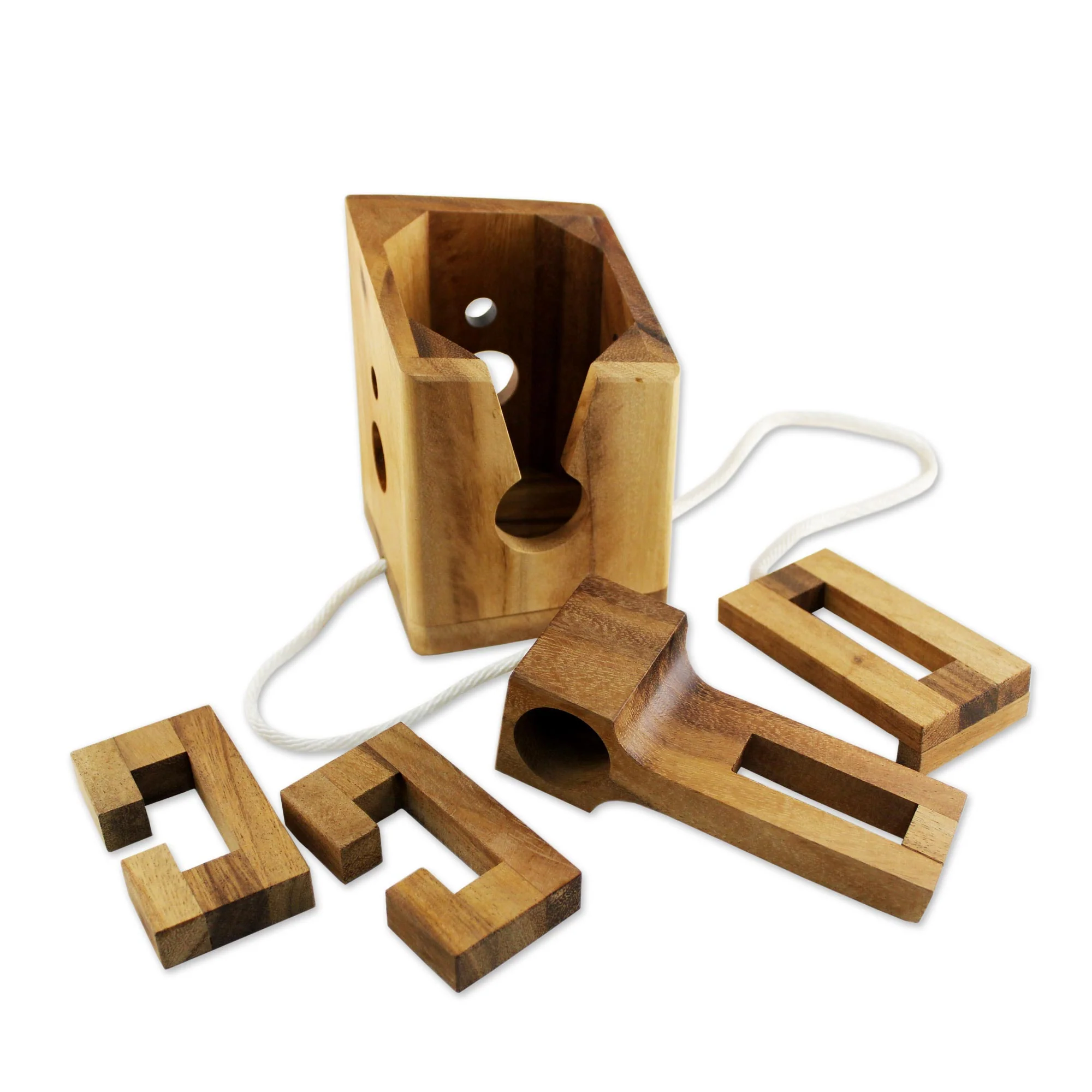 Don't Break It Raintree Wood Bottle Puzzle - Image 2
