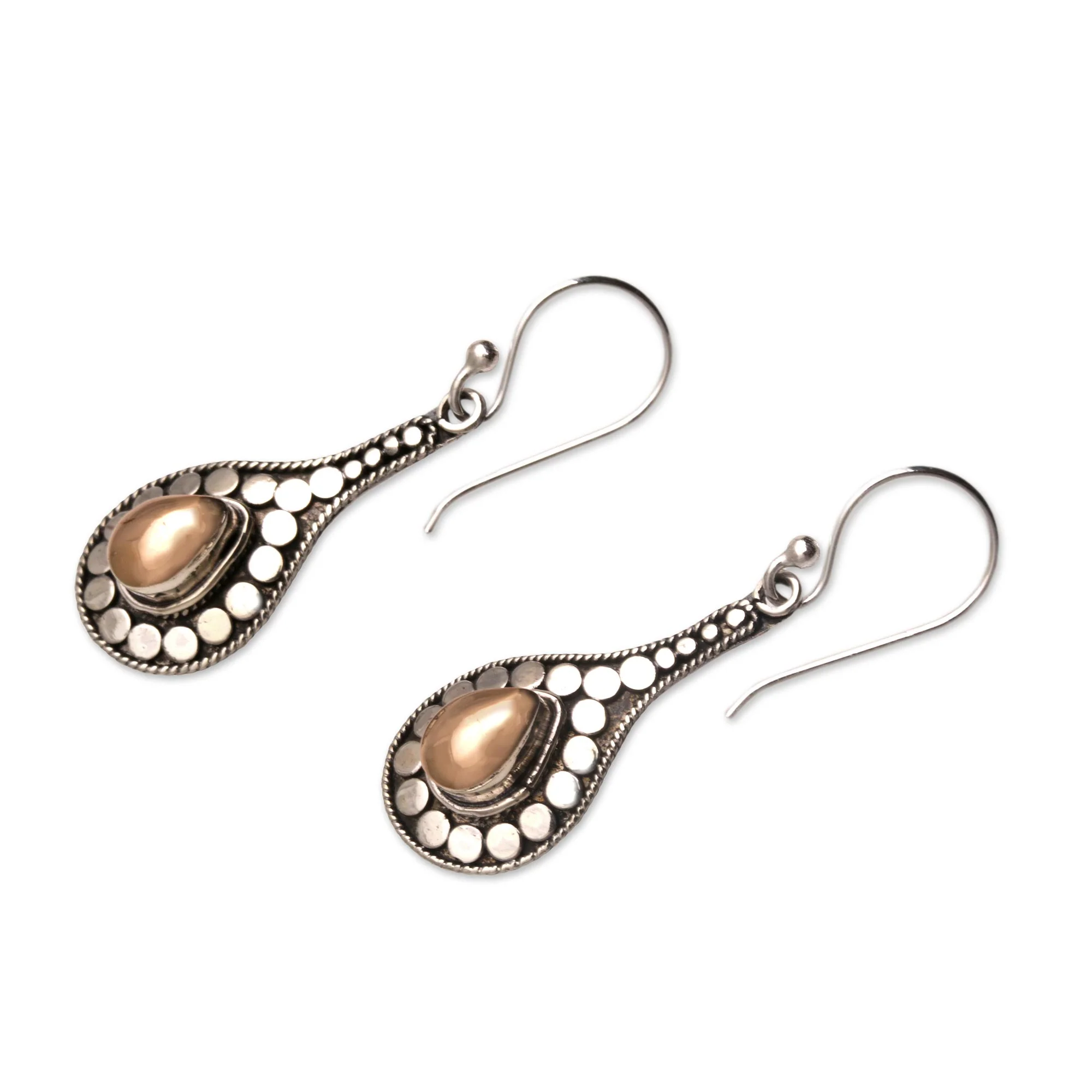 Dragon's Nest Fair Trade Earrings with Gold Accents - Image 5