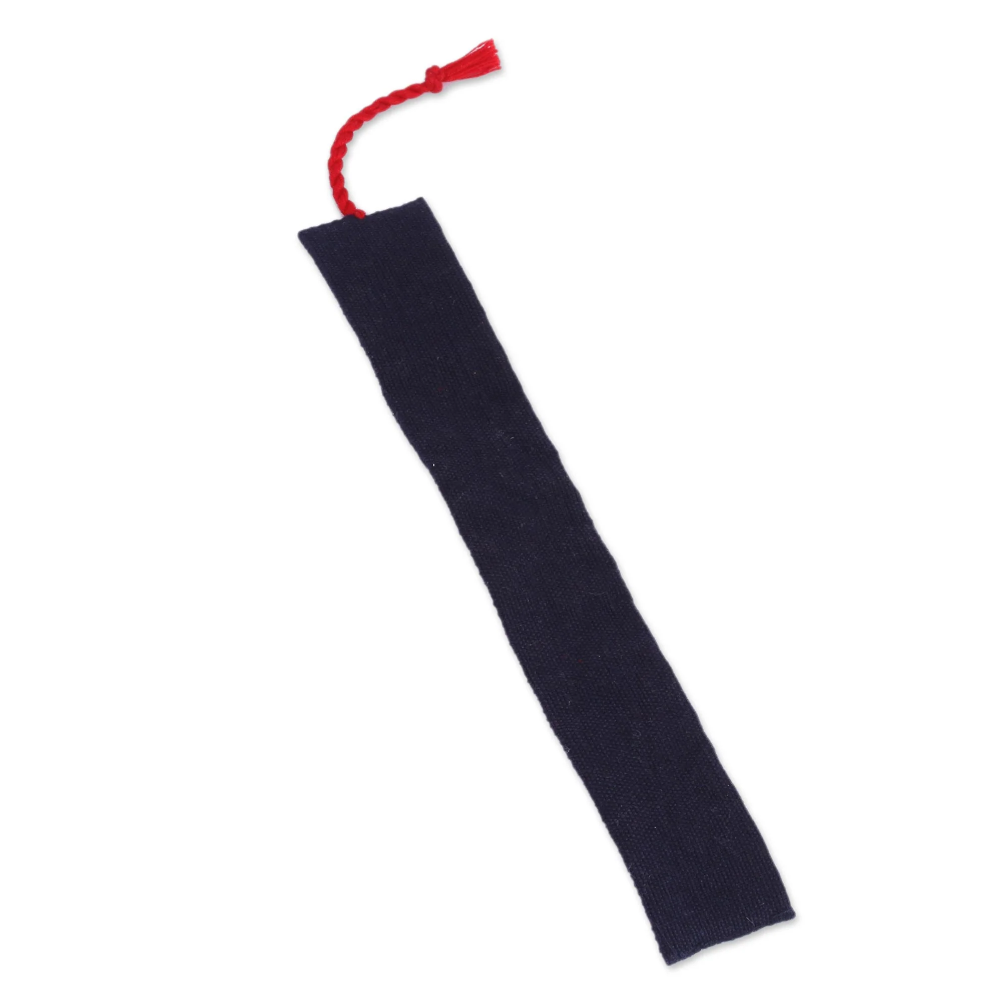 Dynamic Diamonds Hand Crafted Multi-Color Embroidered Cotton Bookmark - Image 4