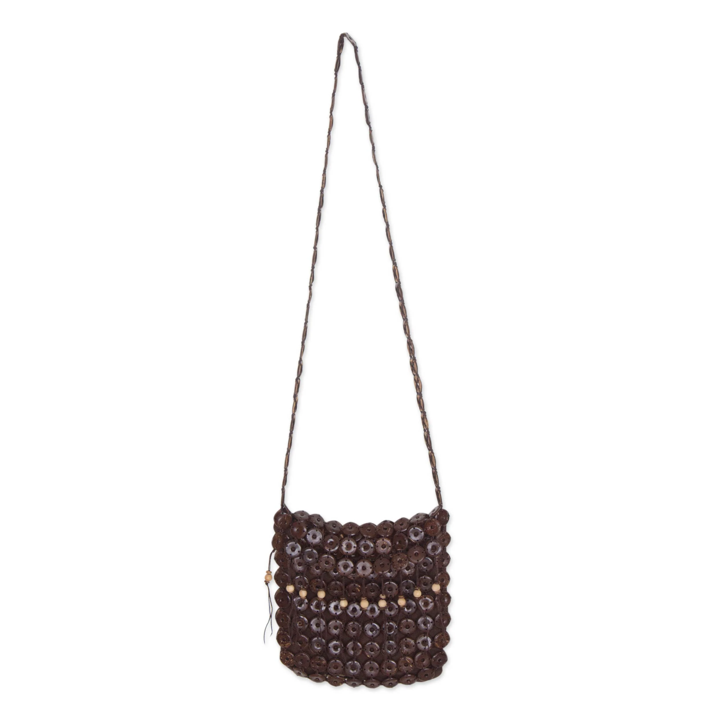 Eco Nature Thai Handmade Coconut Shell Eco Handbag - Image 2