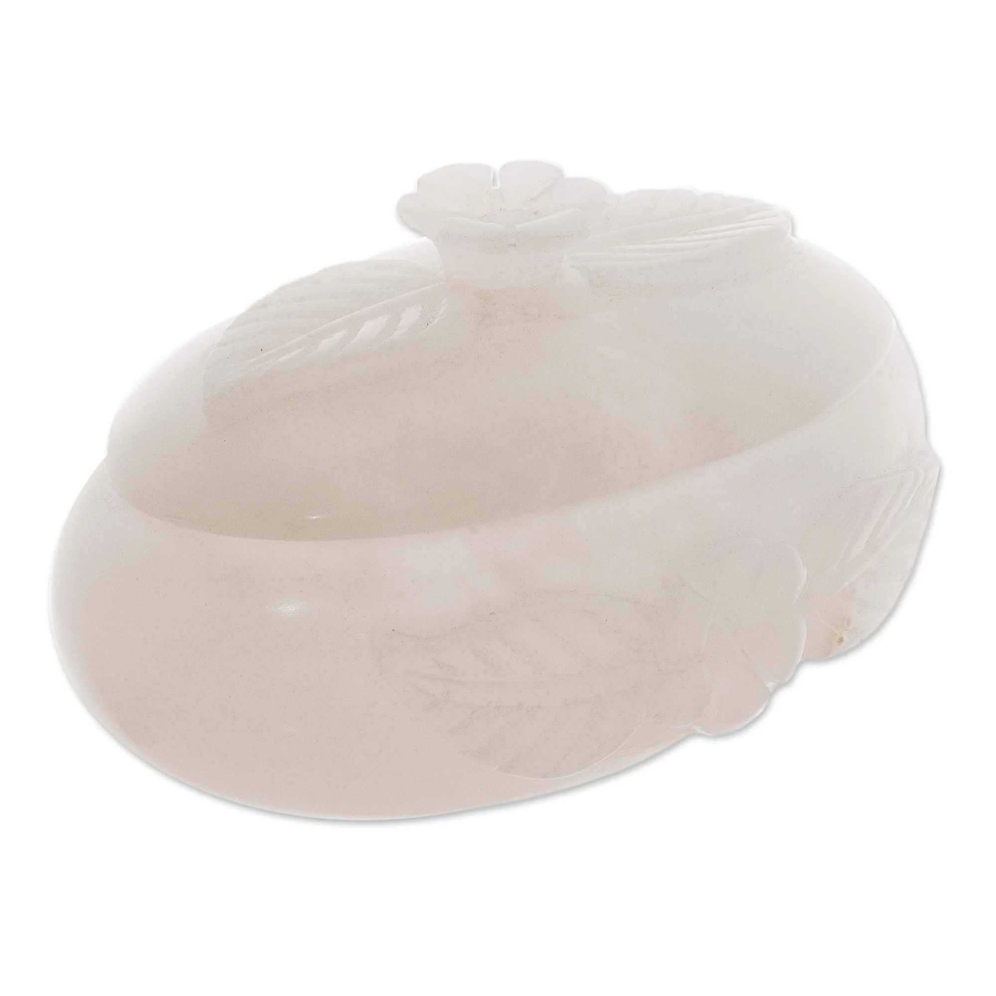 Edelweiss Floral Stone Decorative Box - Image 3